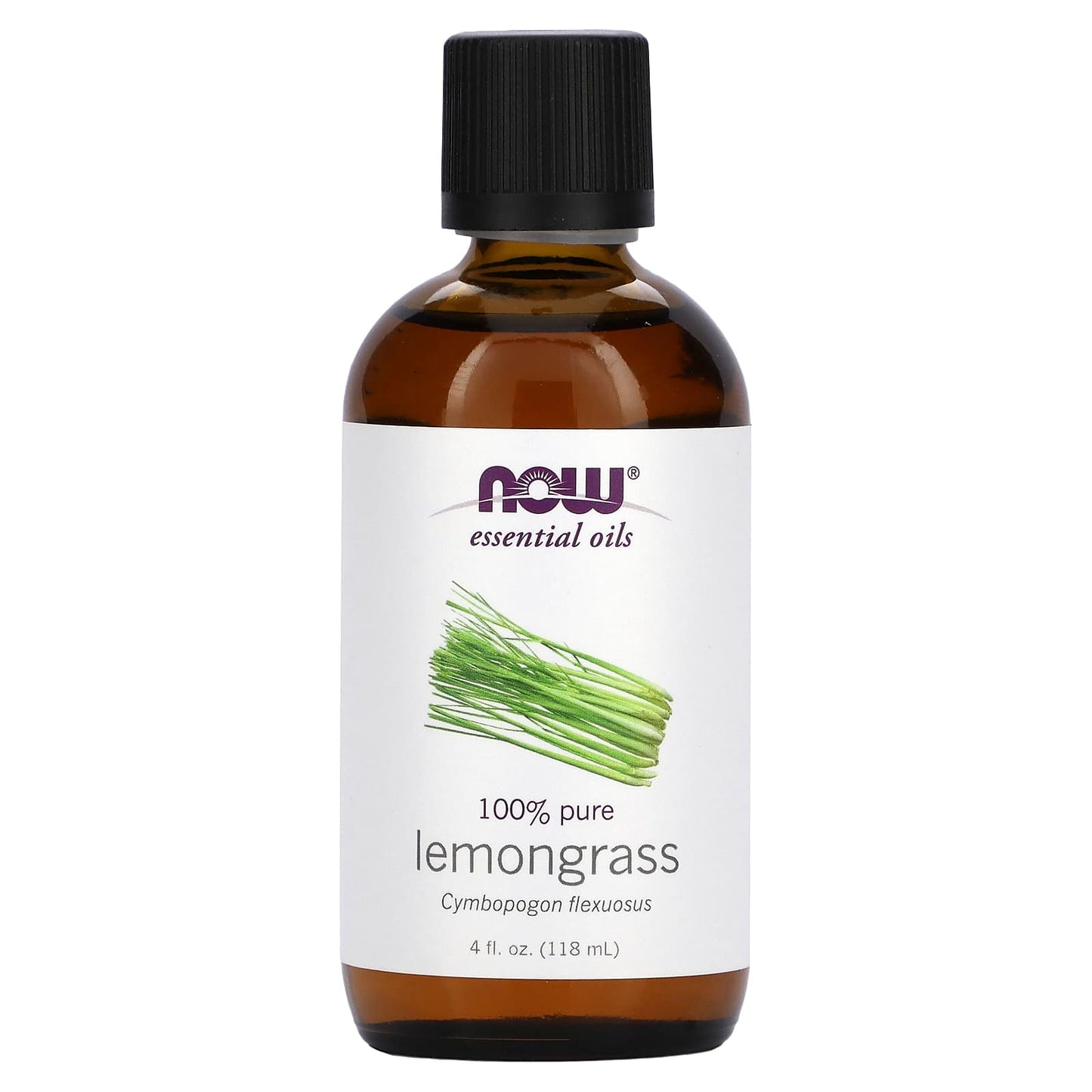 NOW Foods-Essential Oils-Lemongrass-4 fl oz (118 ml)