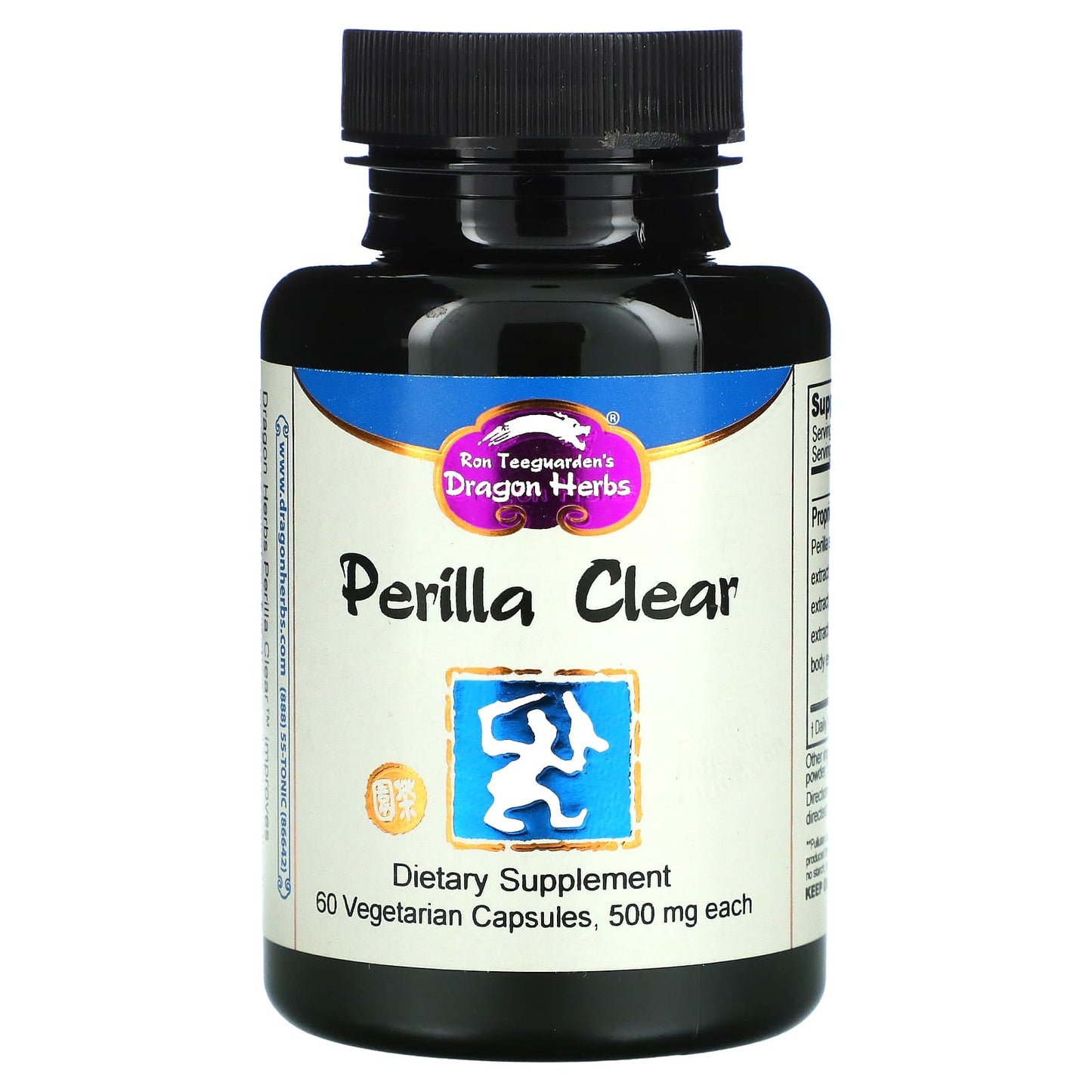 Dragon Herbs-Perilla Clear-500 mg-60 Vegetarian Capsules