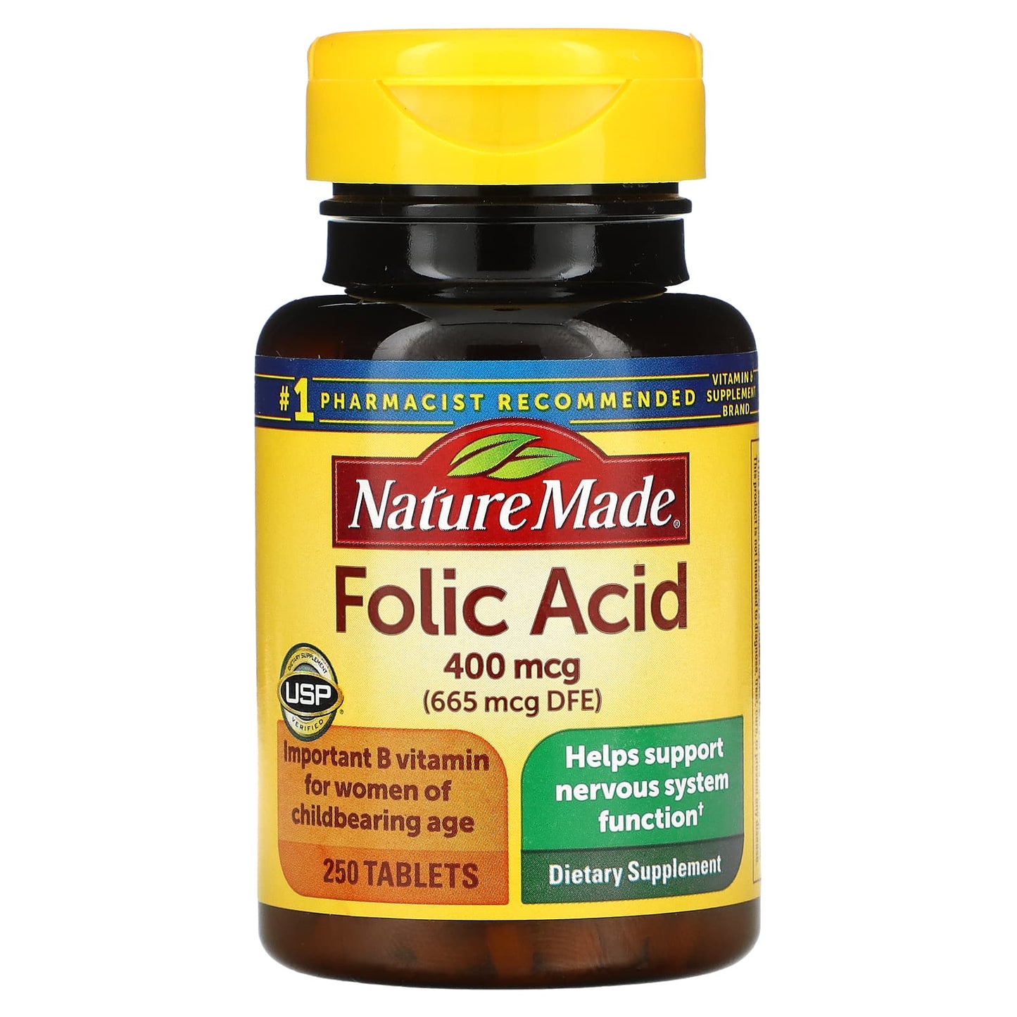 Nature Made-Folic Acid-400 mcg-250 Tablets