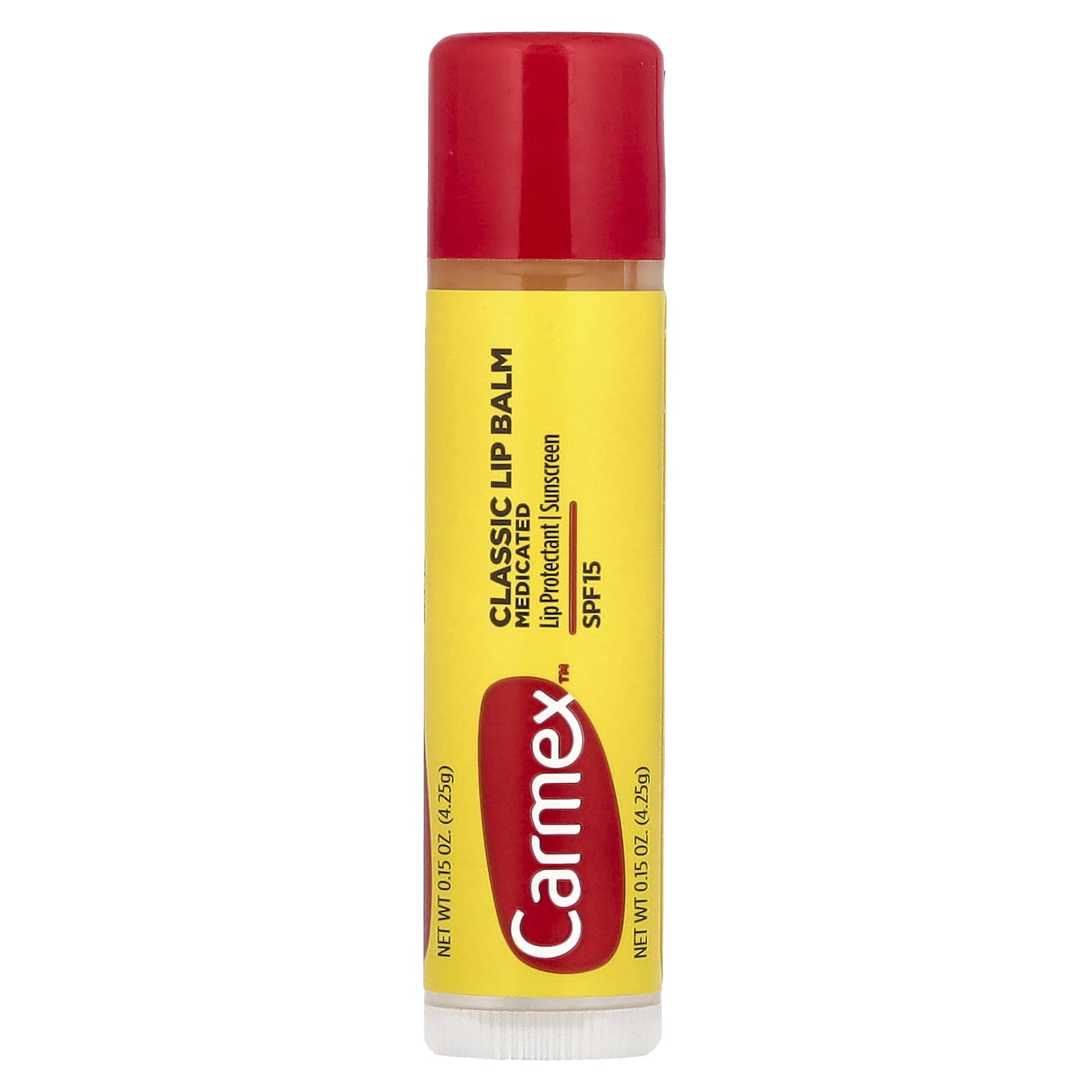 Carmex-Classic Lip Balm-Medicated-SPF 15-0.15 oz (4.25 g)