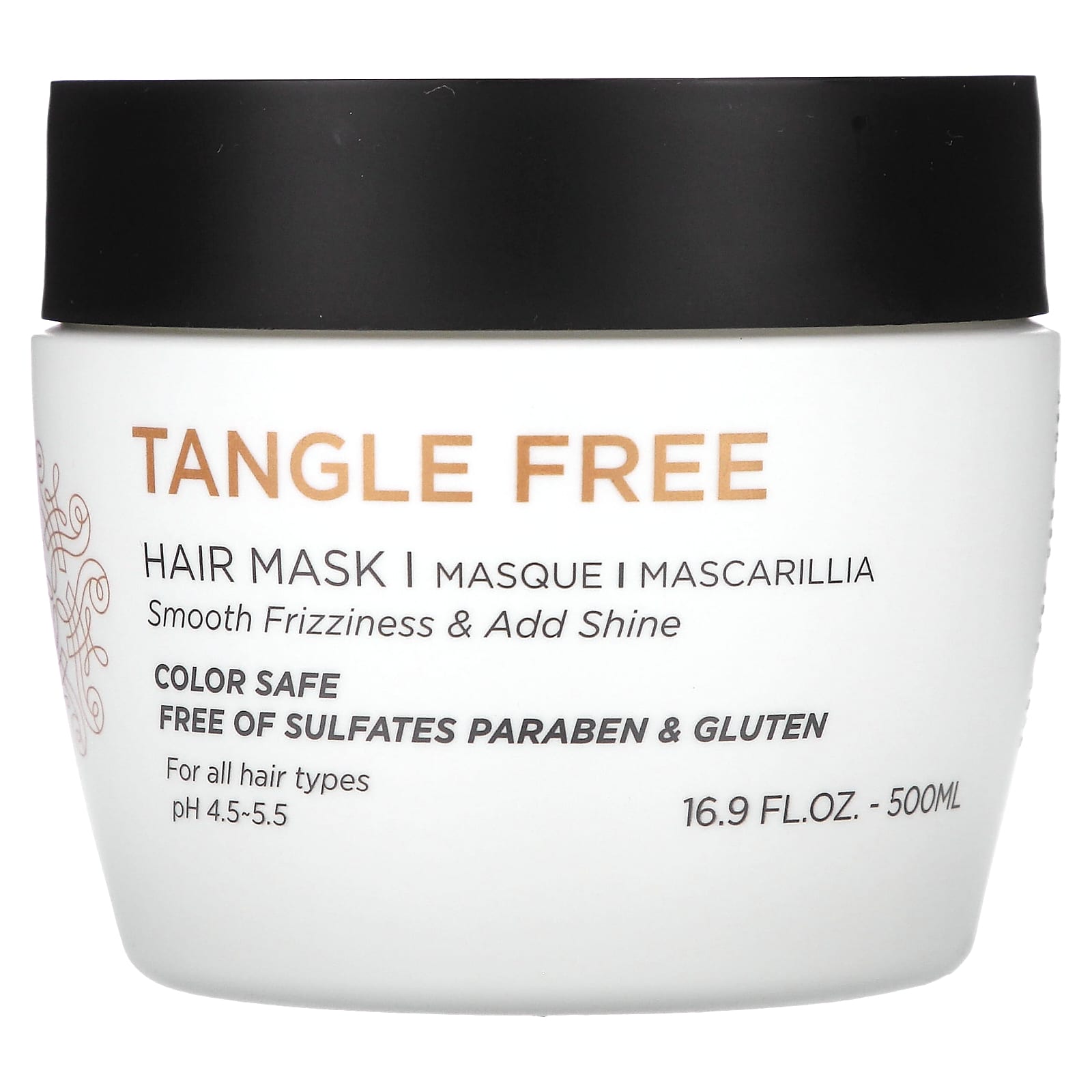 Luseta Beauty-Tangle Free-Hair Mask-For All Hair Types-16.9 fl oz (500 ml)