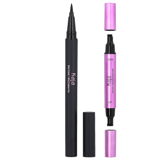 Kaja-Wink Stamp-Wing Eyeliner Pen & Stamp Original-Ink Black -2 Count