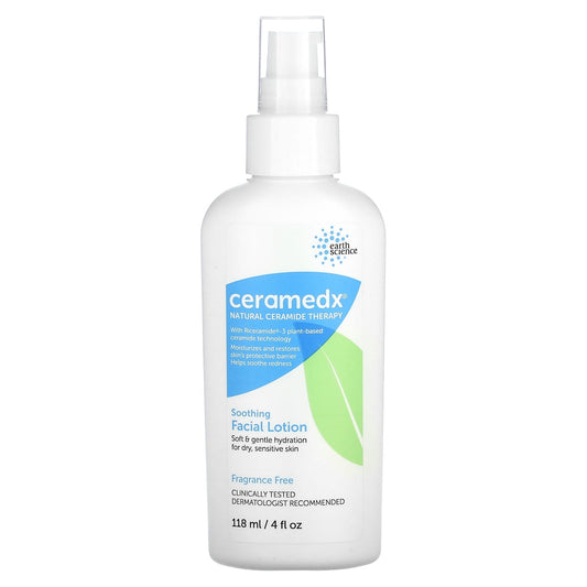 Ceramedx-Soothing Facial Lotion-Fragrance Free-4 fl oz (118 ml)