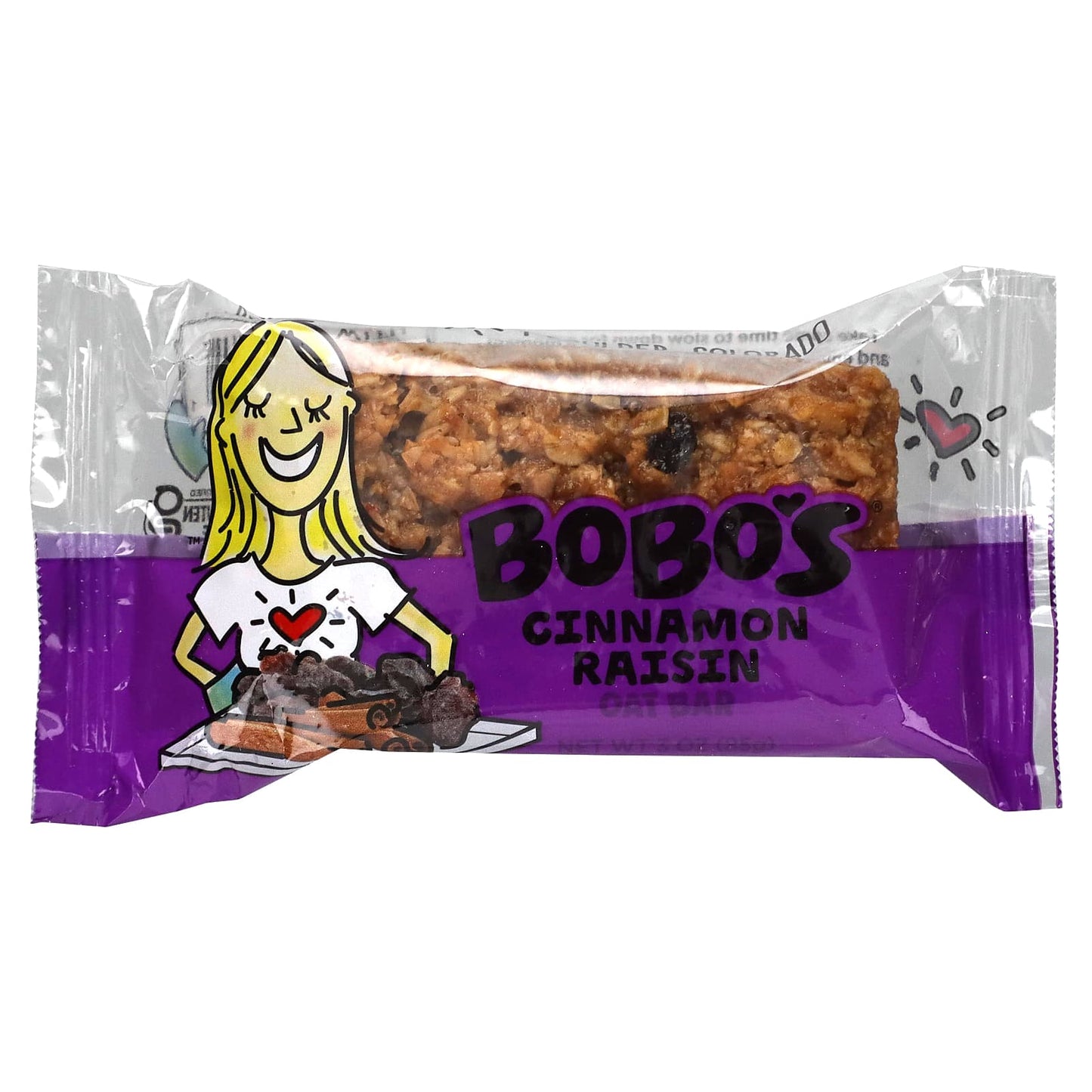 Bobo's Oat Bars, Cinnamon Raisin Oat Bars, 12 Bars, 3 oz (85 g) Each