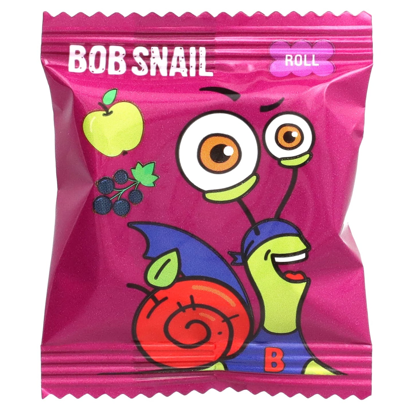 Bob Snail, Fruit Rolls, Apple-Black Currant, 10 Rolls, 0.35 oz (10 g) Each