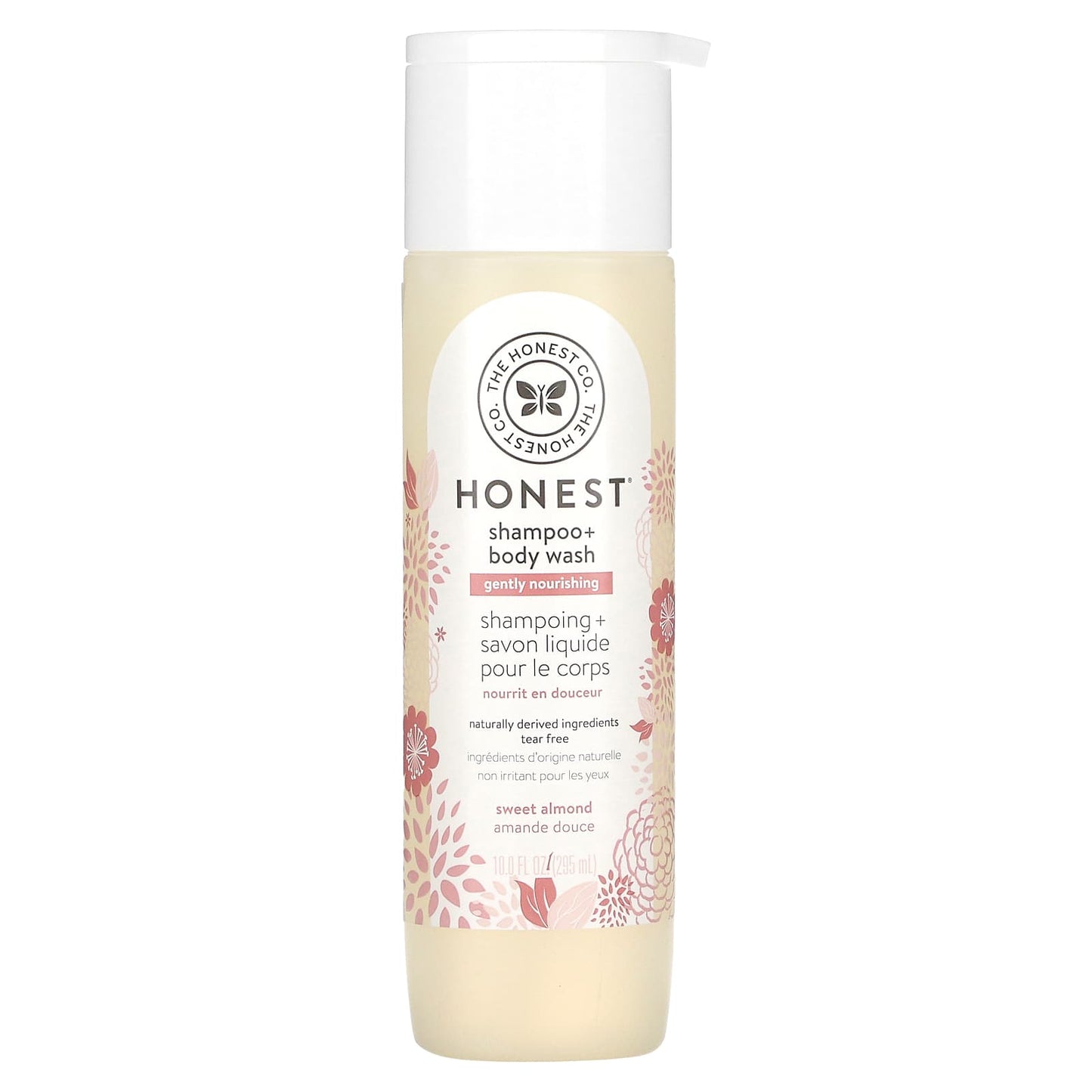 The Honest Company-Gently Nourishing Shampoo + Body Wash-Sweet Almond-10.0 fl oz (295 ml)