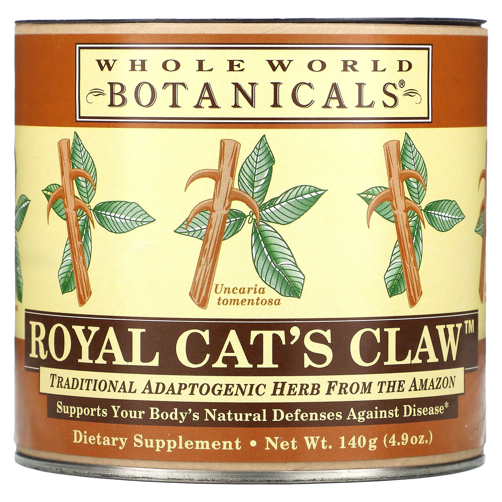 Whole World Botanicals-Royal Cat's Claw-4.9 oz (140 g)