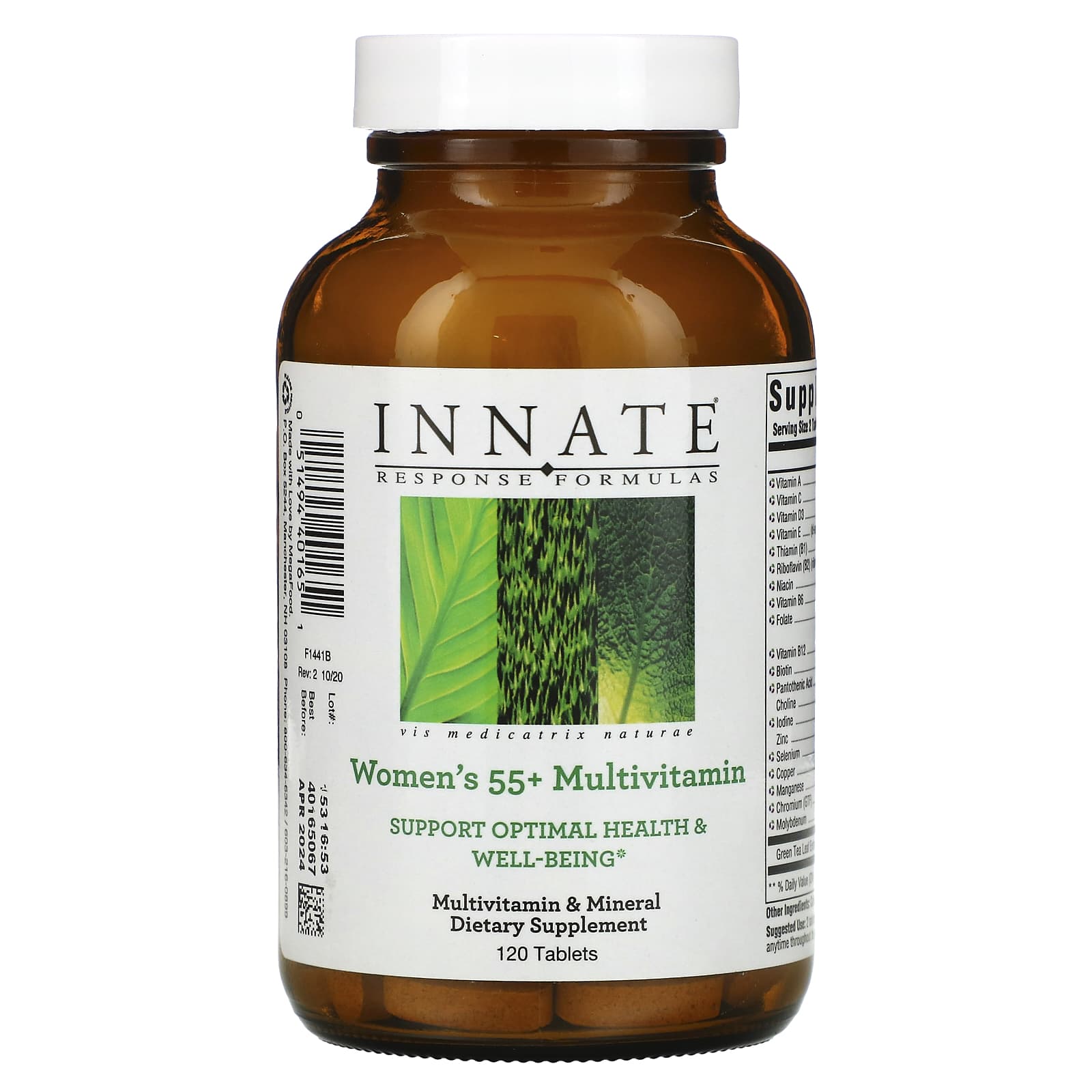 Innate Response Formulas-Women's 55+ Multivitamin-120 Tablets