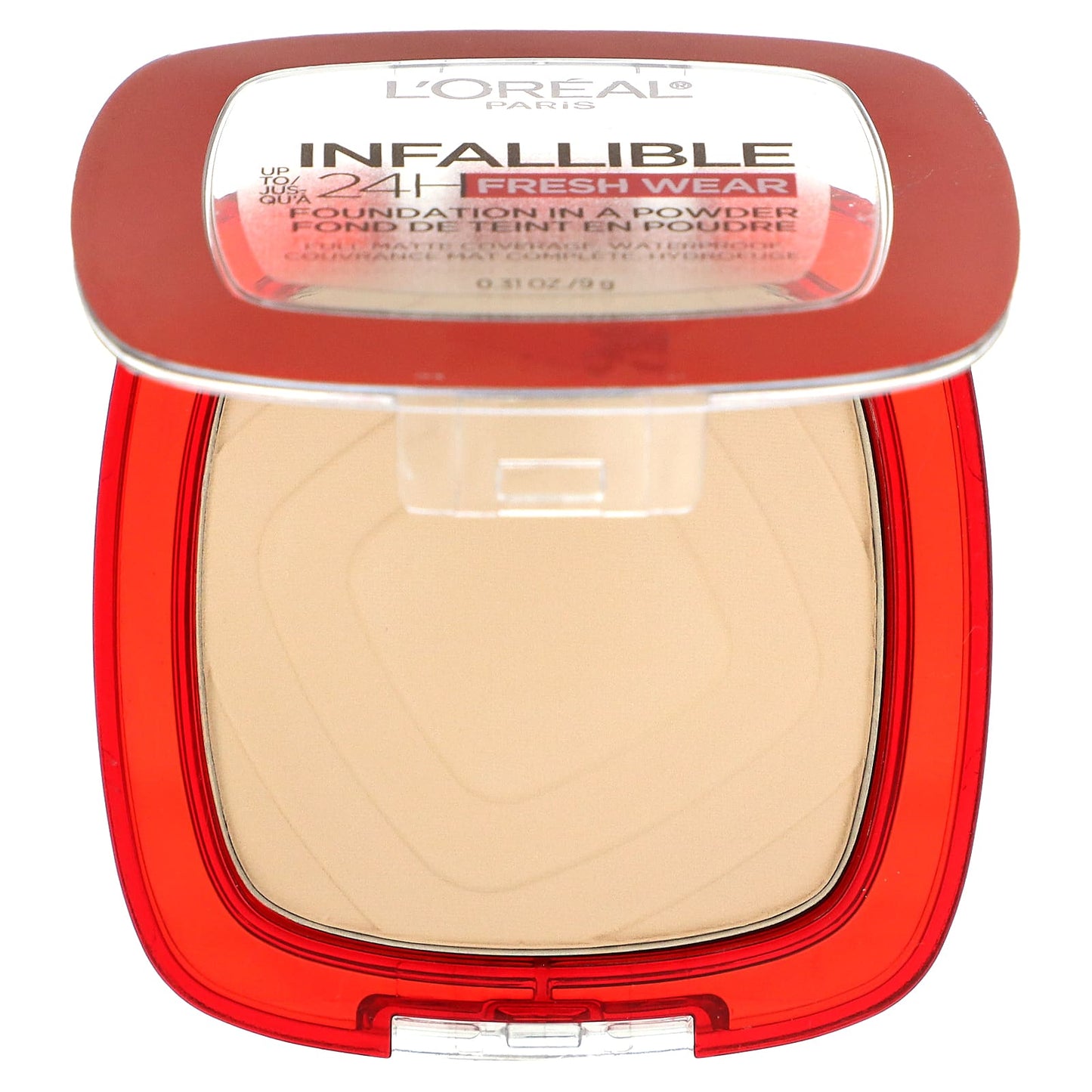 L'Oréal-Infallible 24H Fresh Wear-Foundation In A Powder-130 True Beige-0.31 oz (9 g)