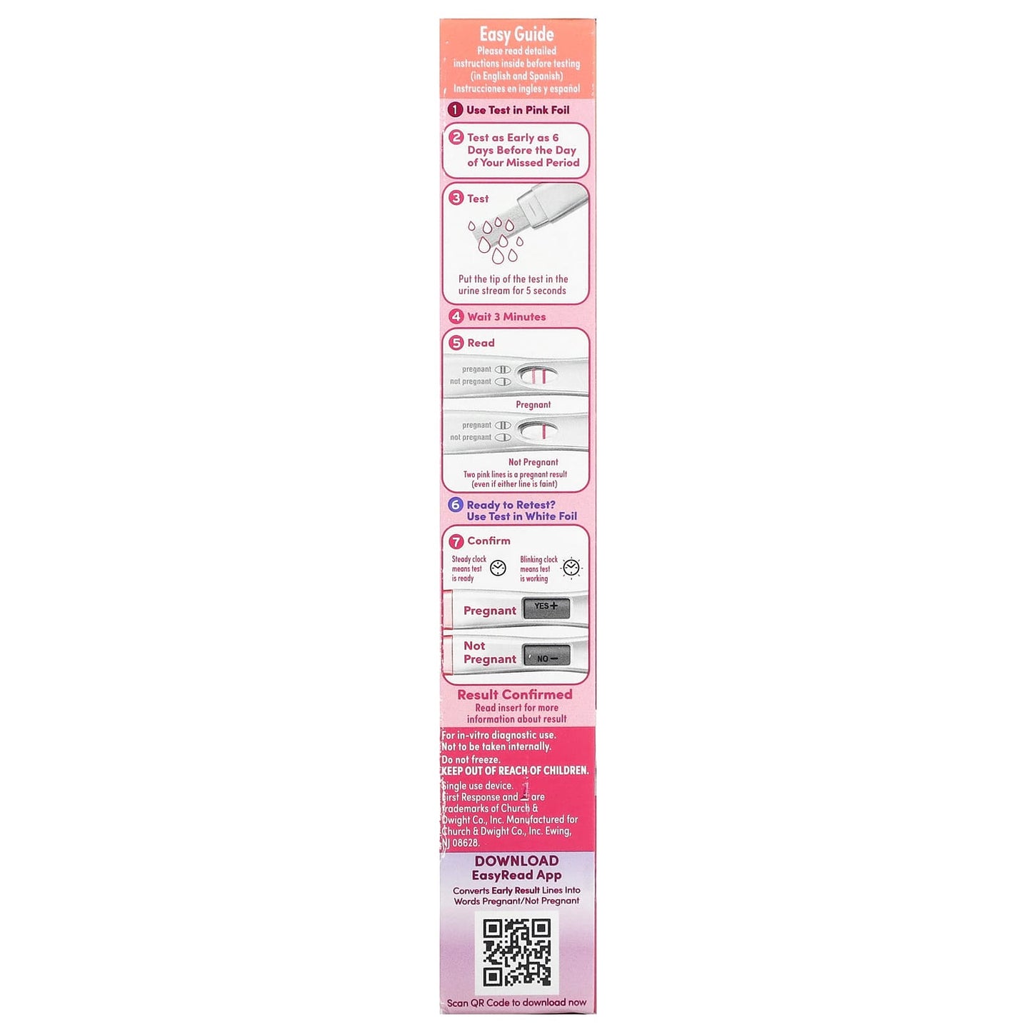 First Response, Test & Confirm Pregnancy Test, 2 Tests