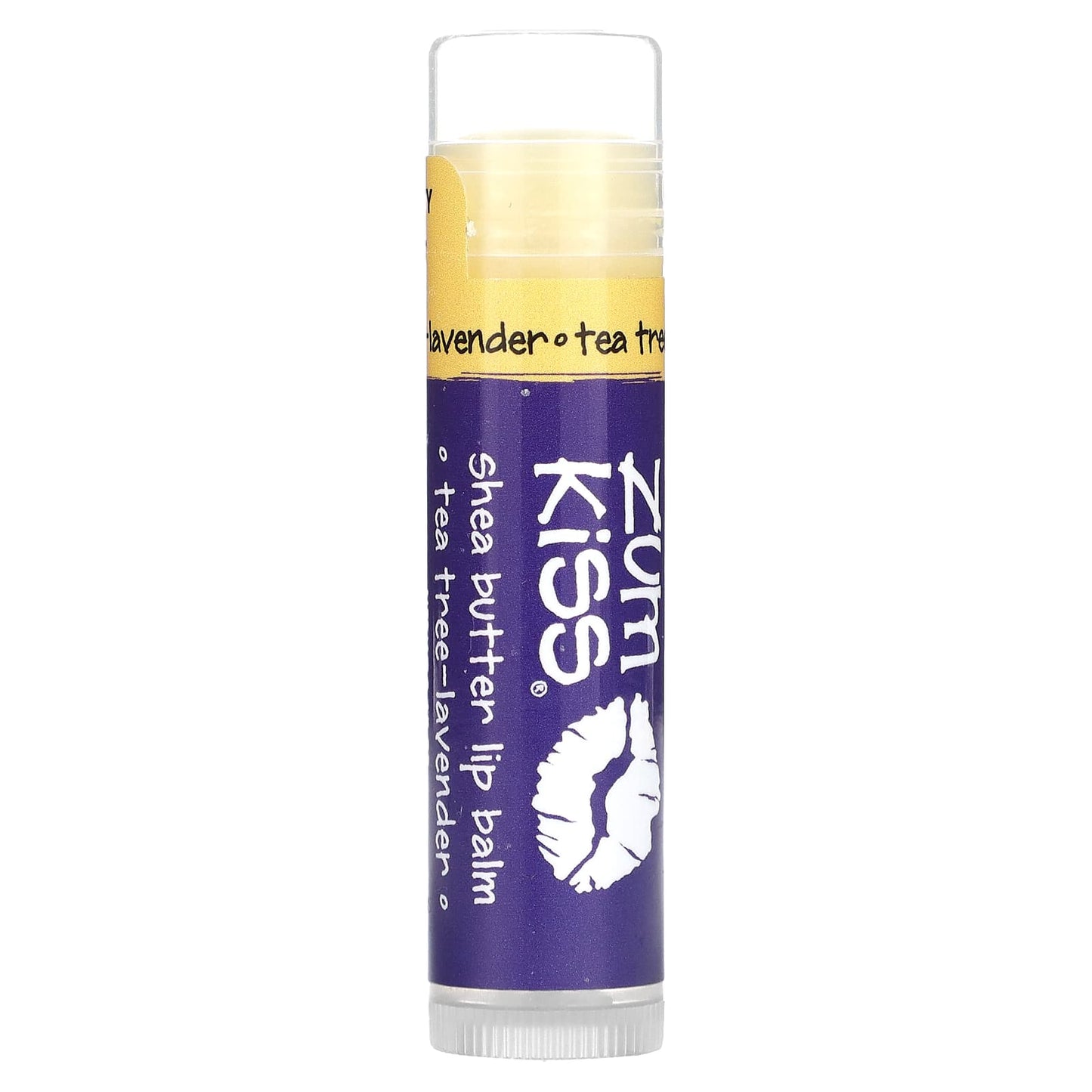 ZUM-Zum Kiss-Shea Butter Lip Balm-Tea Tree-Lavender-0.15 oz