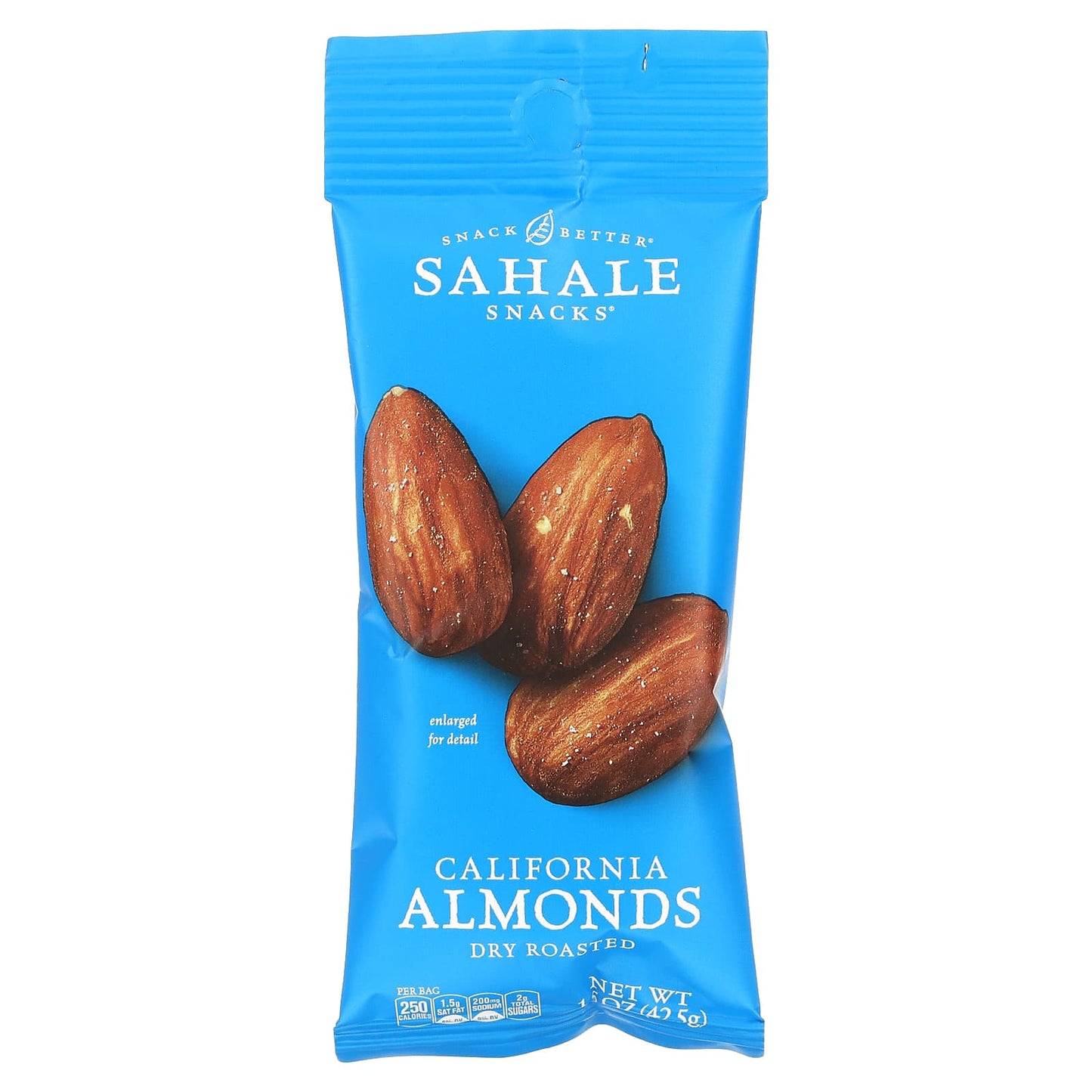 Sahale Snacks, California Almonds, Dry Roasted, 9 Packs, 1.5 oz (42.5 g) Each