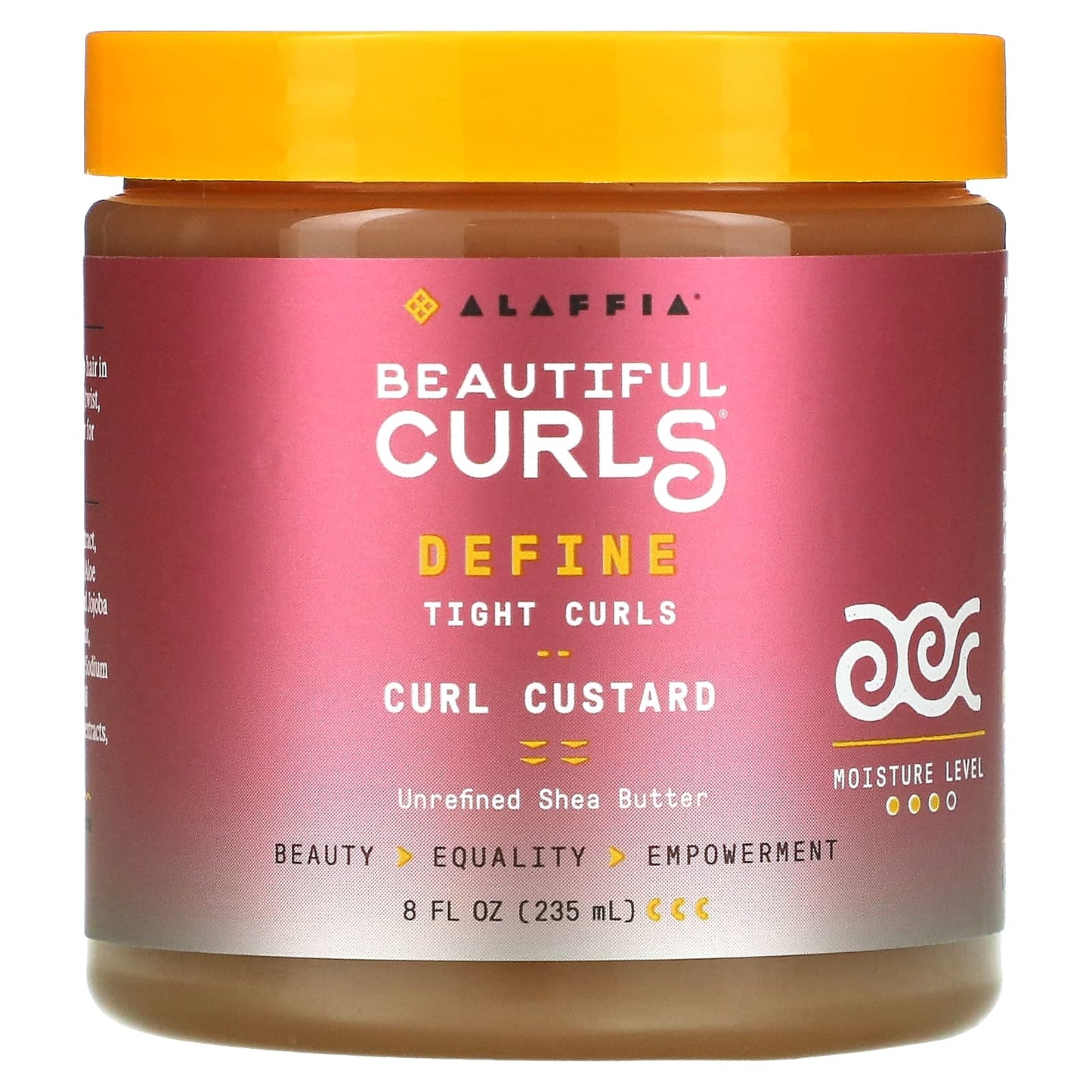 Alaffia-Beautiful Curls-Define-Curl Custard-Unrefined Shea Butter-8 fl oz (235 ml)