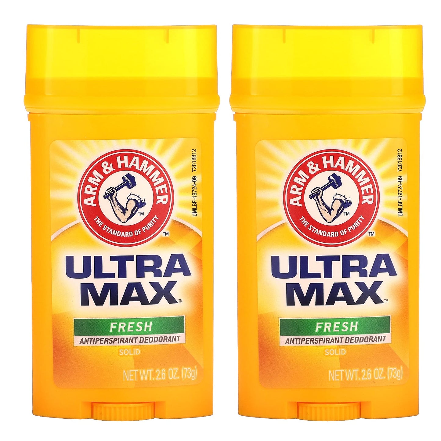 Arm & Hammer-UltraMax-Solid Antiperspirant Deodorant-Fresh-2 Pack-2.6 oz (73 g) Each