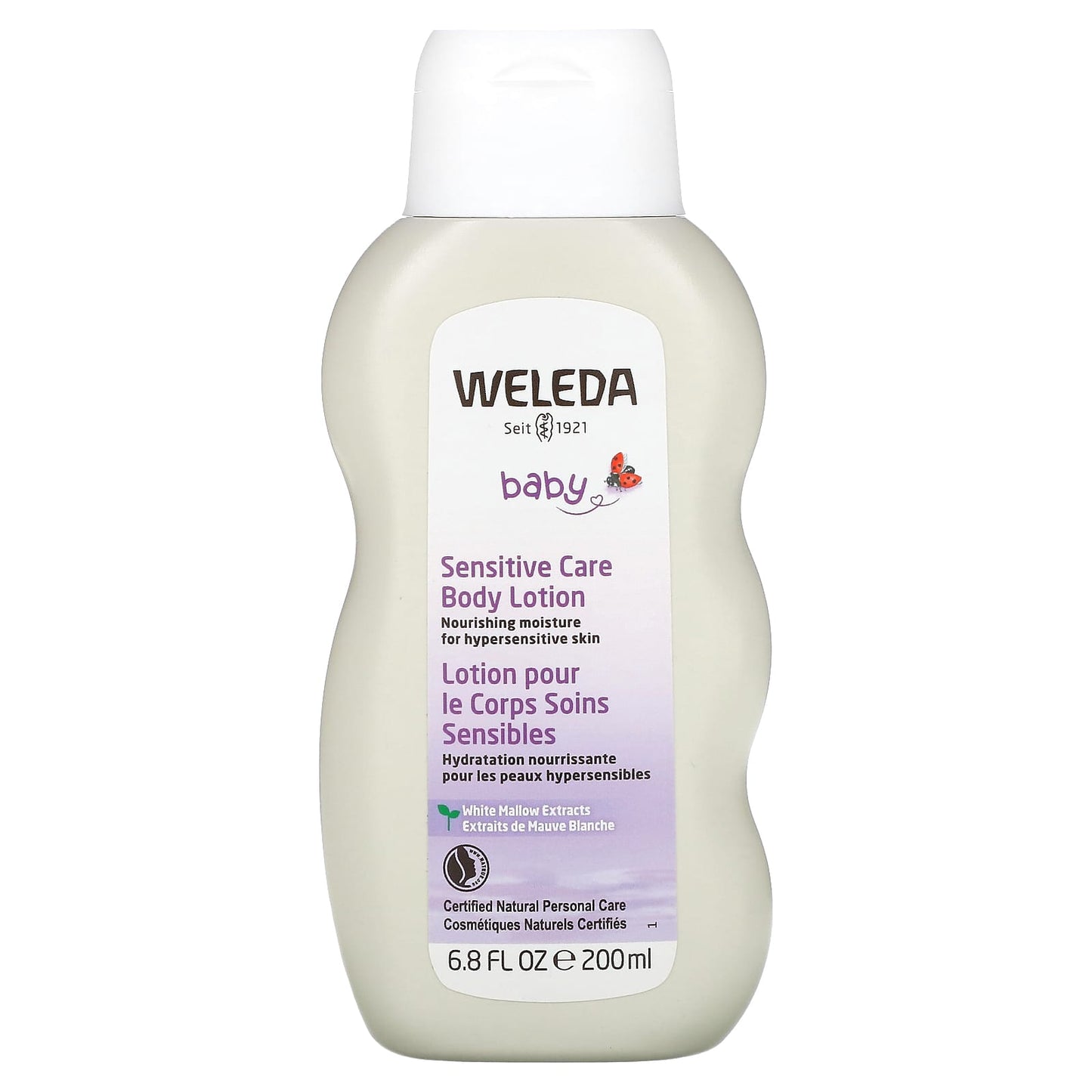 Weleda-Baby-Sensitive Care Body Lotion-White Mallow Extracts-6.8 fl oz (200 ml)