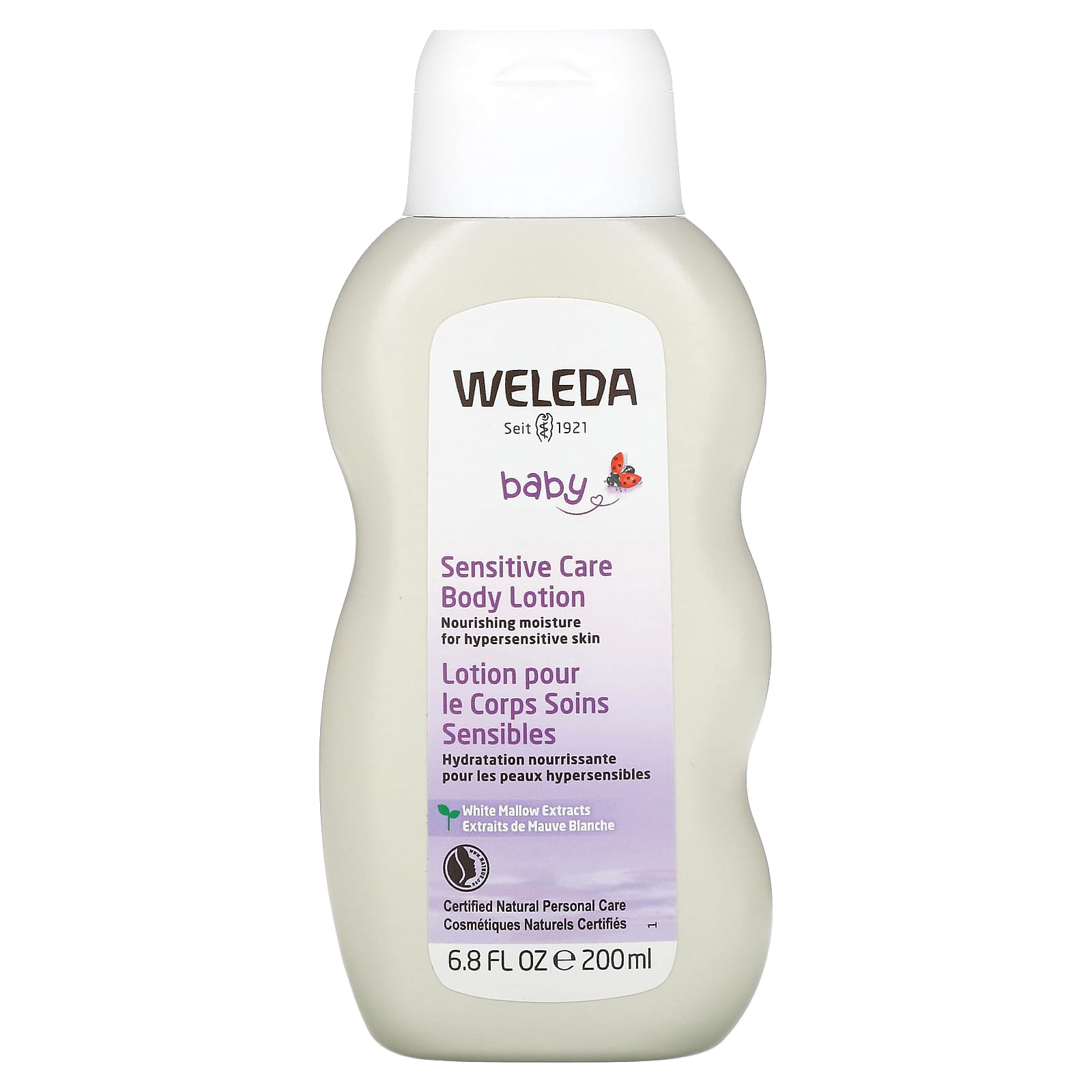 Weleda-Baby-Sensitive Care Body Lotion-White Mallow Extracts-6.8 fl oz (200 ml)