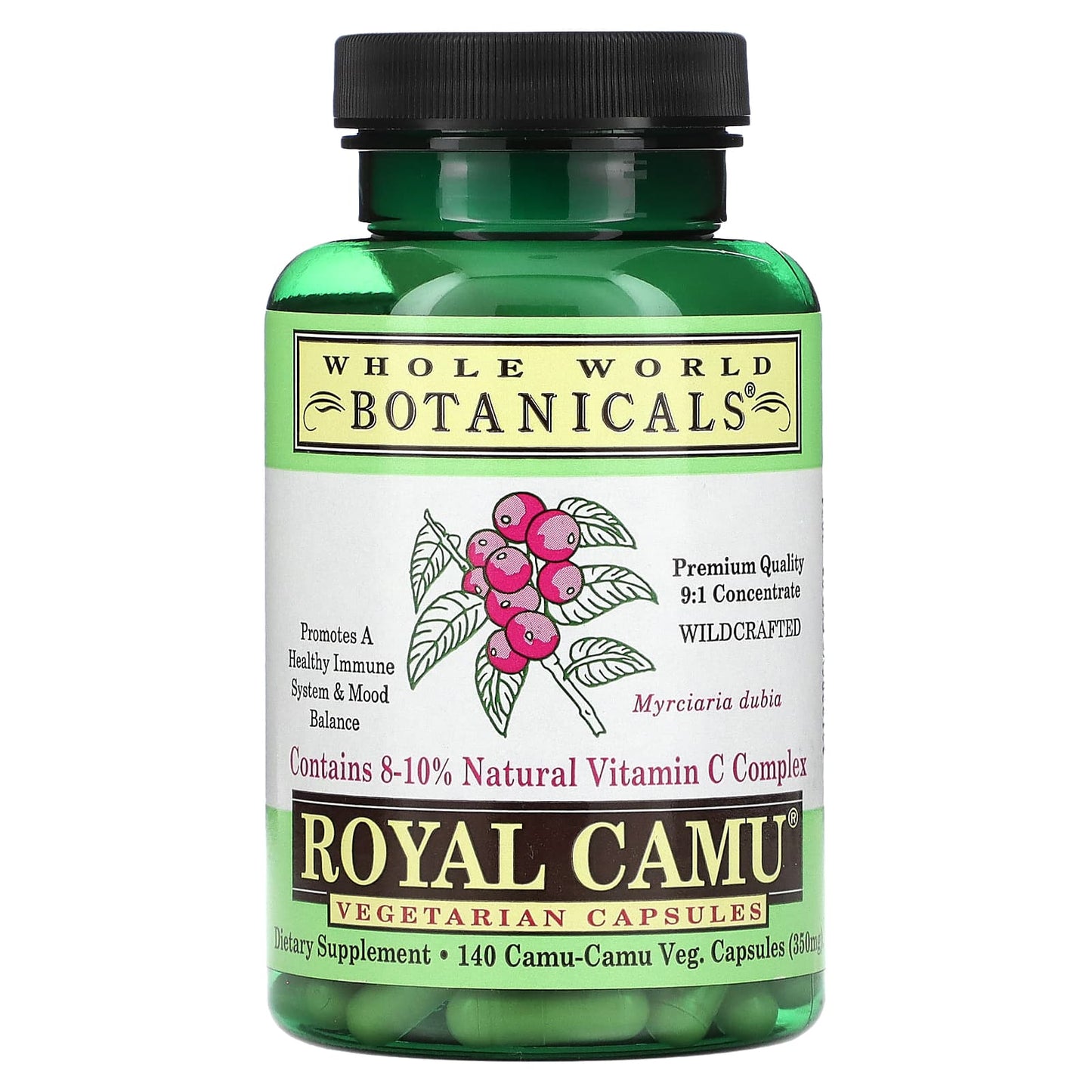 Whole World Botanicals-Royal Camu-700 mg-140 Veg Capsules (350 mg per Capsule)