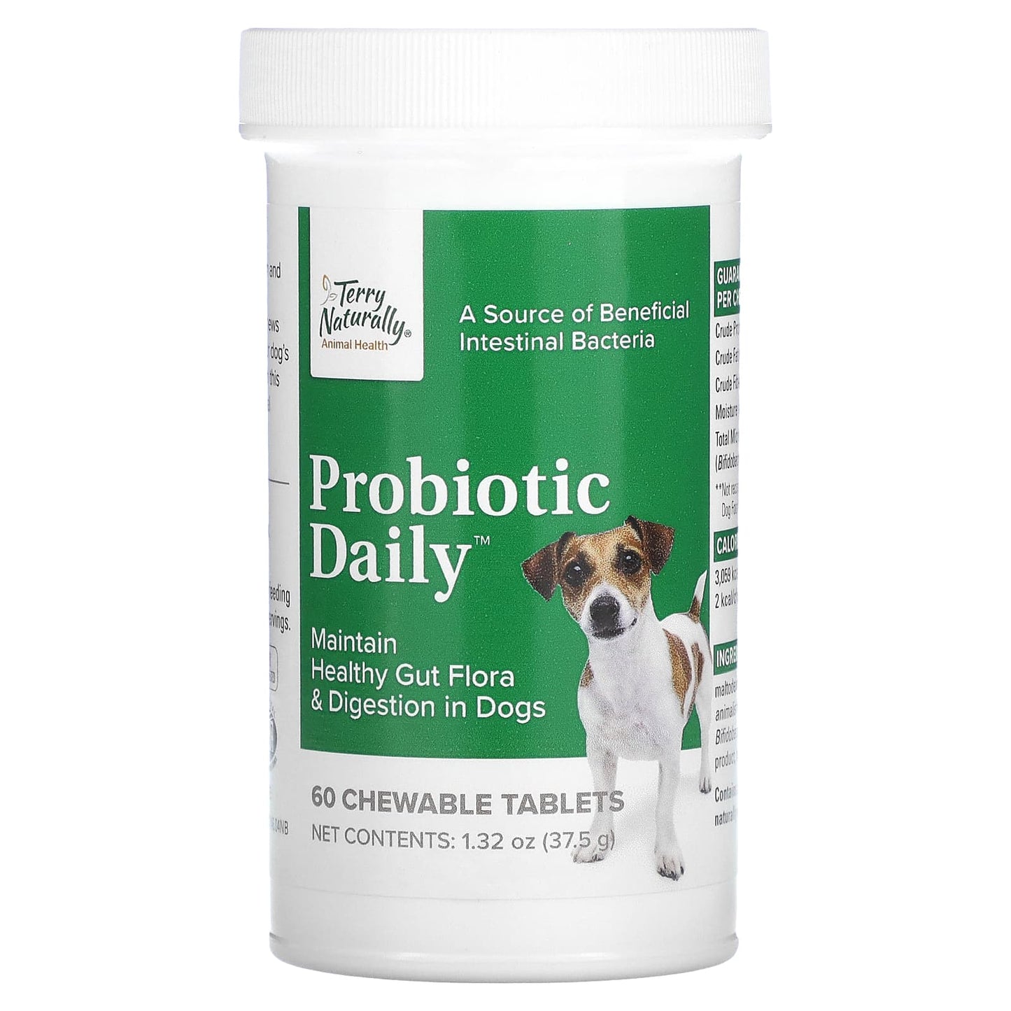 Terry Naturally-Probiotic Daily-For Dogs-60 Chewable Tablets-1.32 oz (37.5 g)