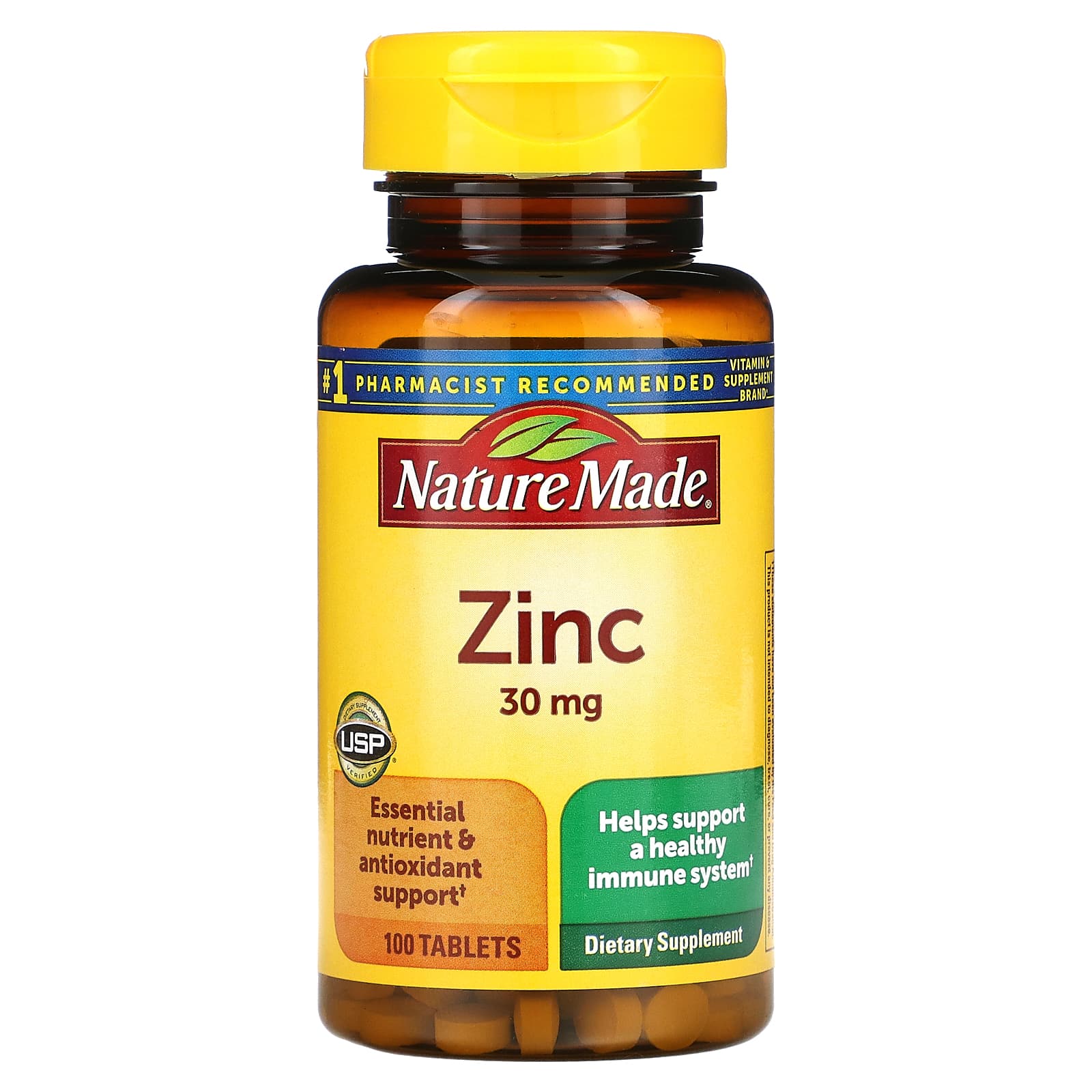 Nature Made-Zinc-30 mg-100 Tablets