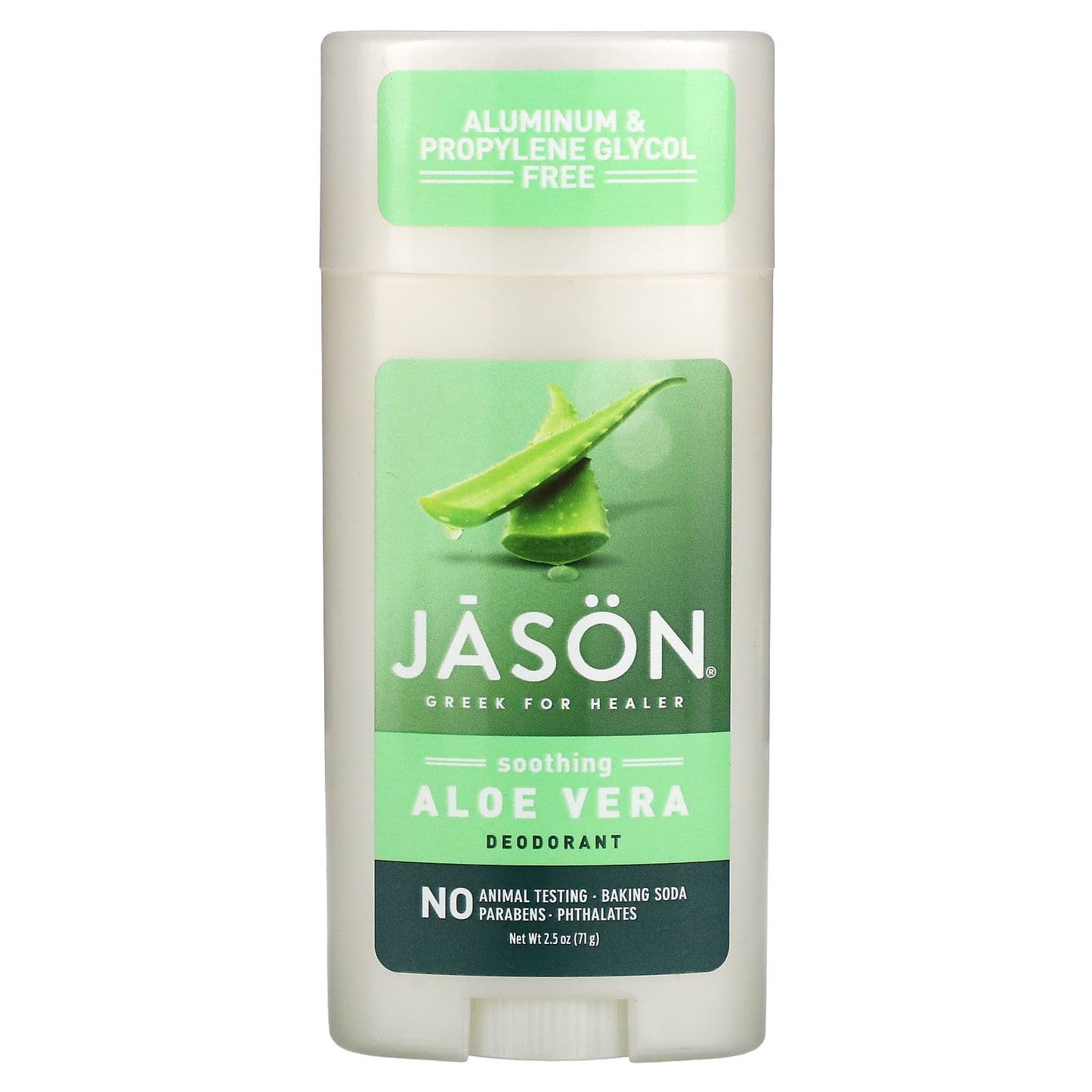 Jason Natural-Deodorant-Soothing Aloe Vera-2.5 oz (71 g)