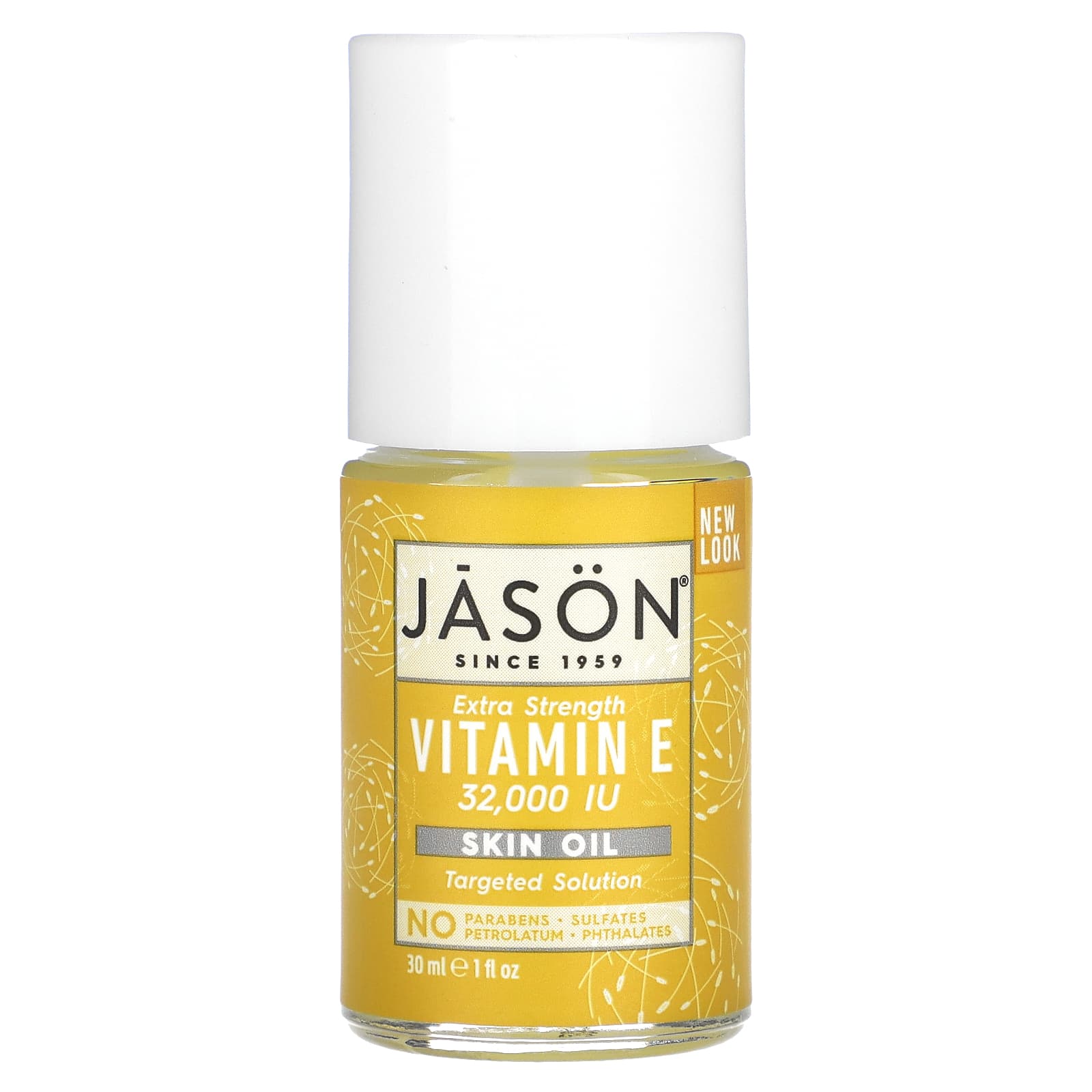 Jason Natural-Extra Strength-Vitamin E Skin Oil-32,000 IU-1 fl oz (30 ml)