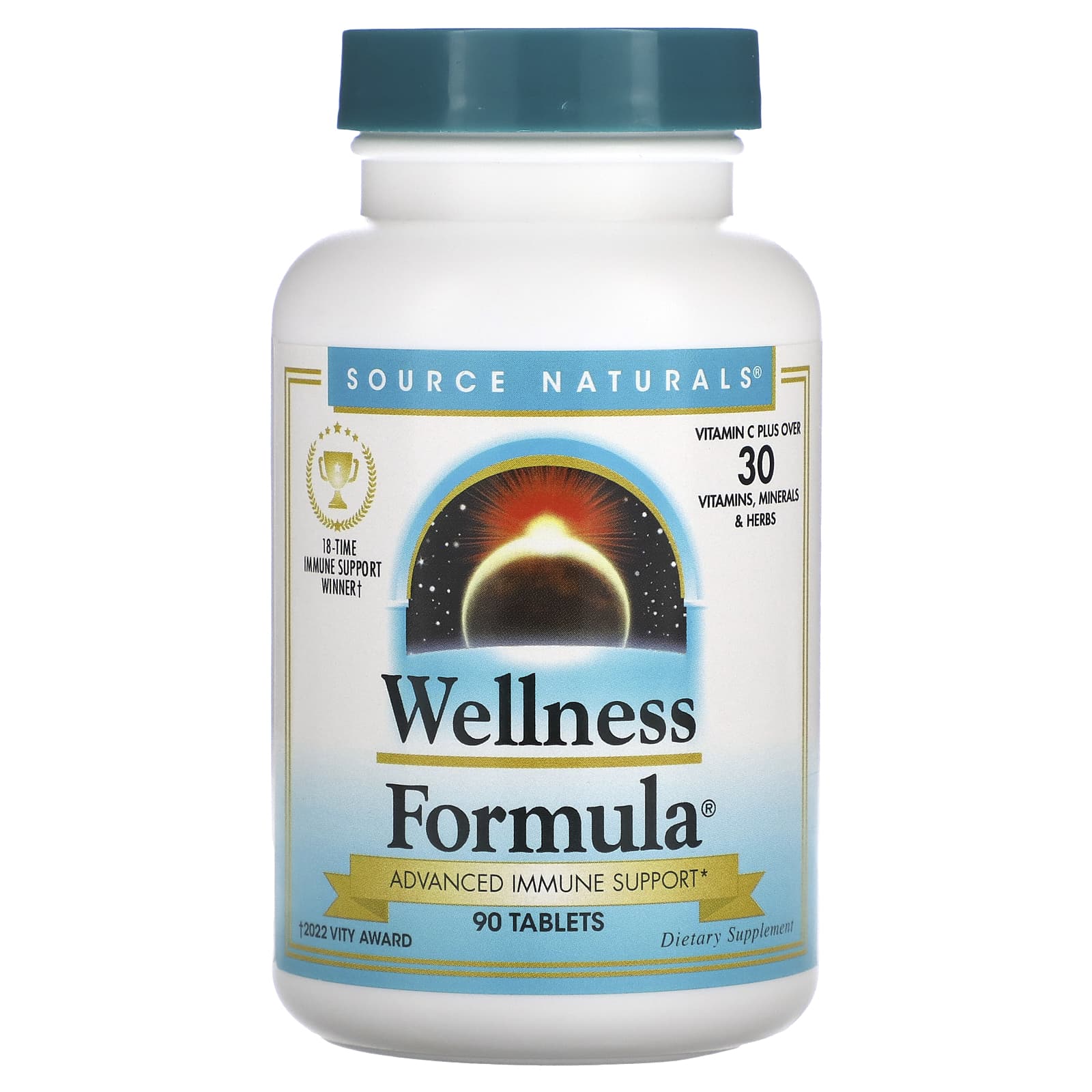 Source Naturals-Wellness Formula-Advanced Immune Support -90 Tablets