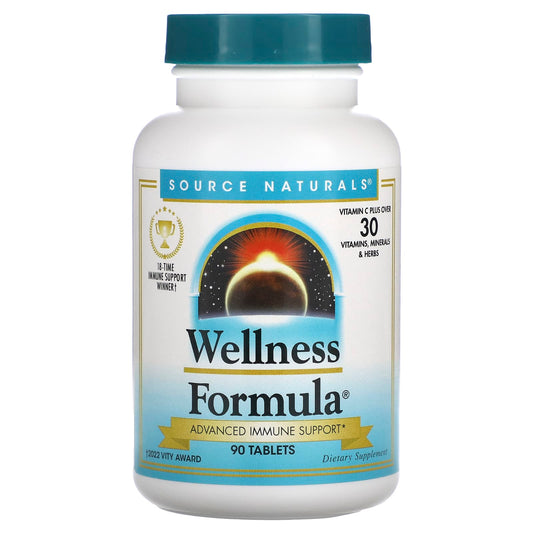 Source Naturals-Wellness Formula-Advanced Immune Support -90 Tablets