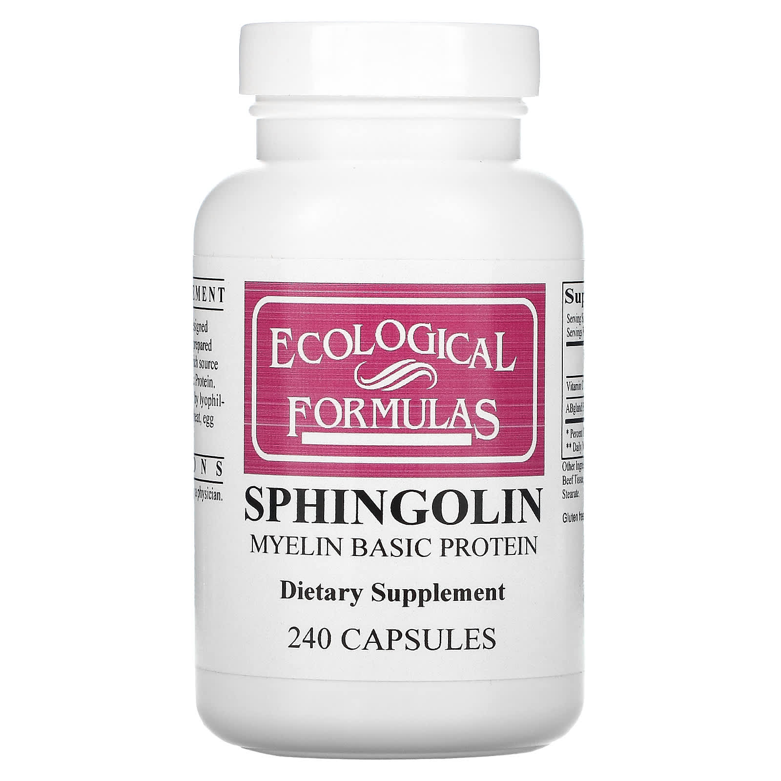 Ecological Formulas-Sphingolin-240 Capsules