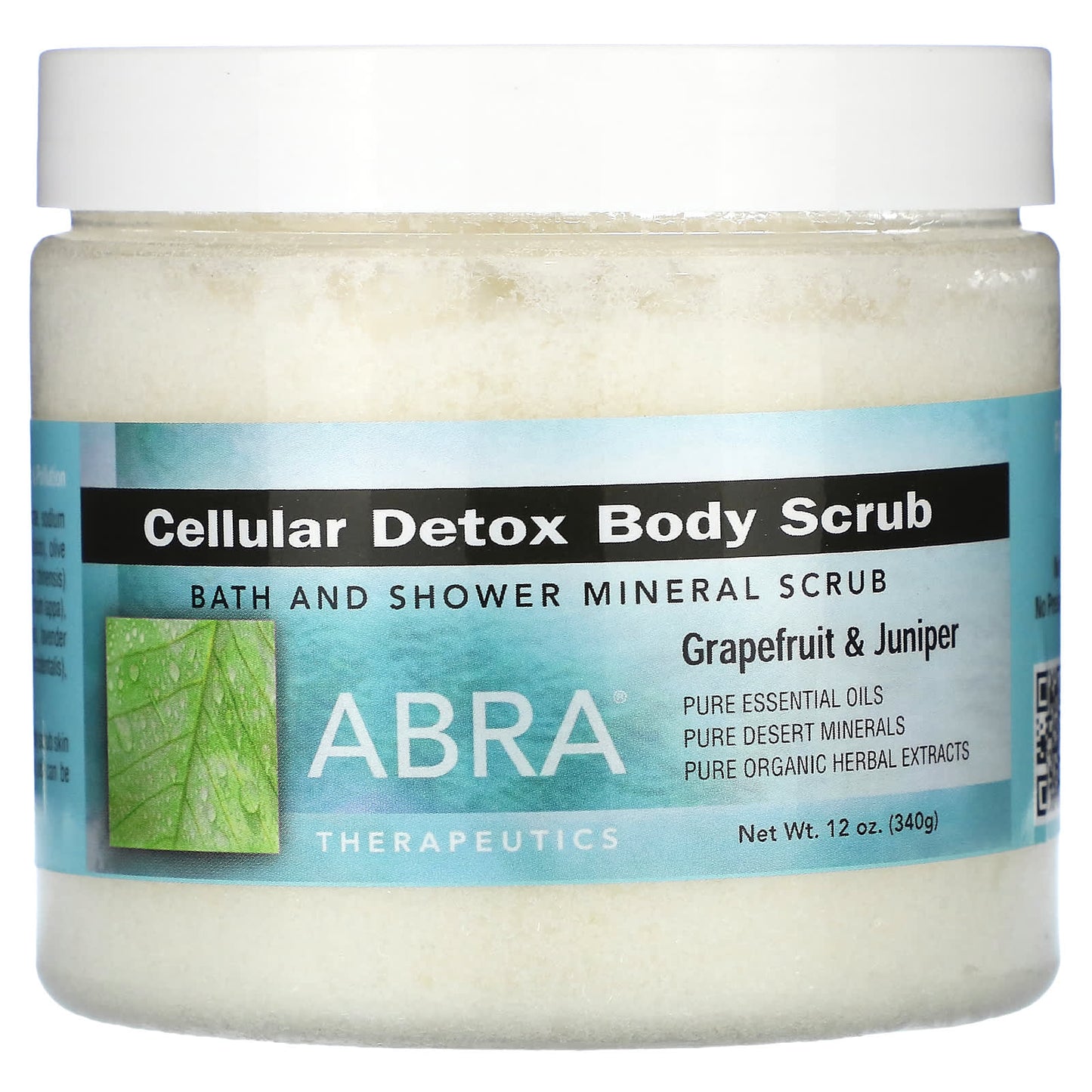 Abra Therapeutics-Cellular Detox Body Scrub-Grapefruit & Juniper-12 oz (340 g)