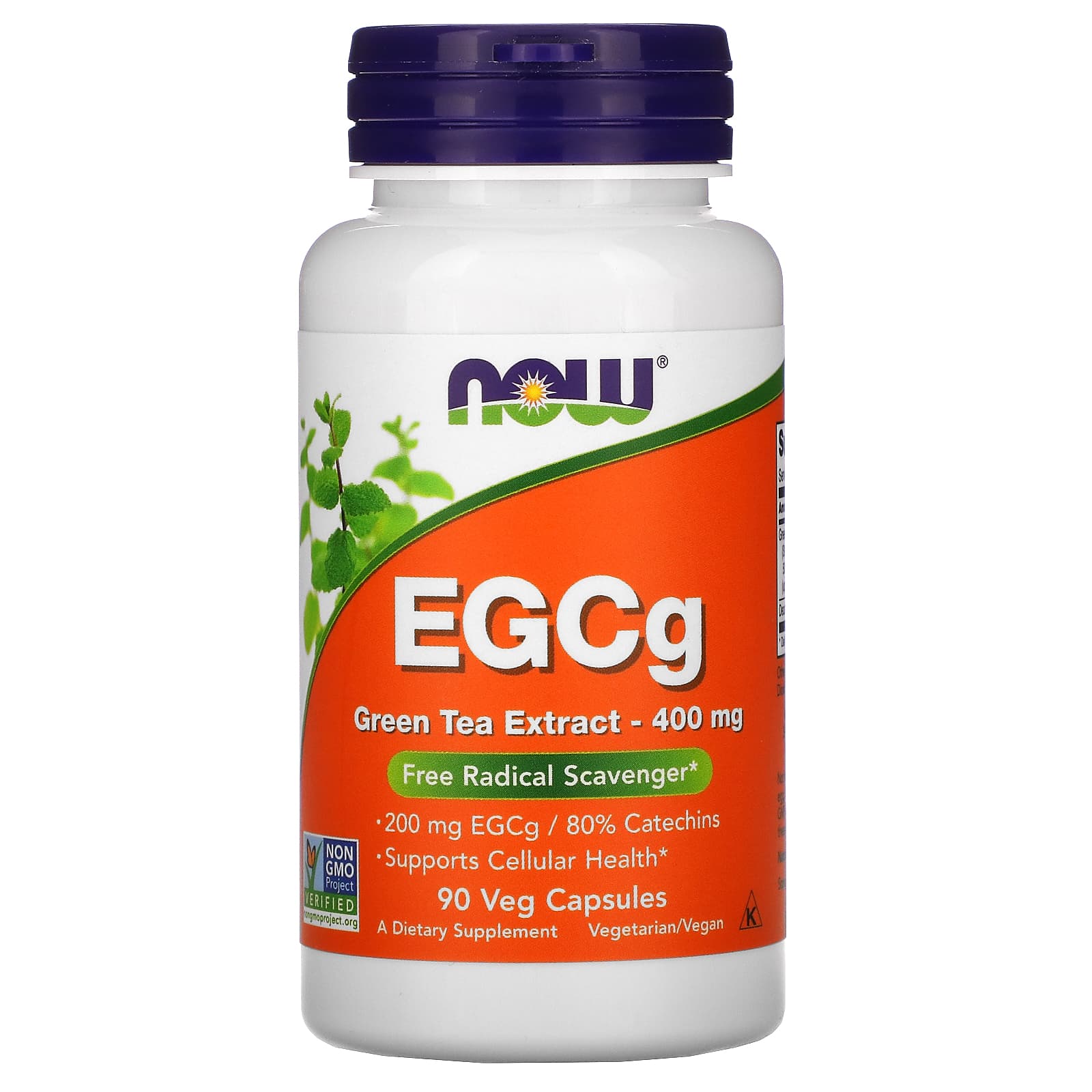 NOW Foods-EGCg-Green Tea Extract-400 mg-90 Veg Capsules