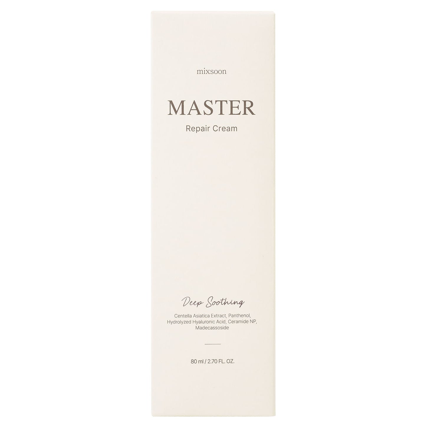 Mixsoon, Master Repair Cream, Deep Soothing, 2.70 fl oz (80 ml)