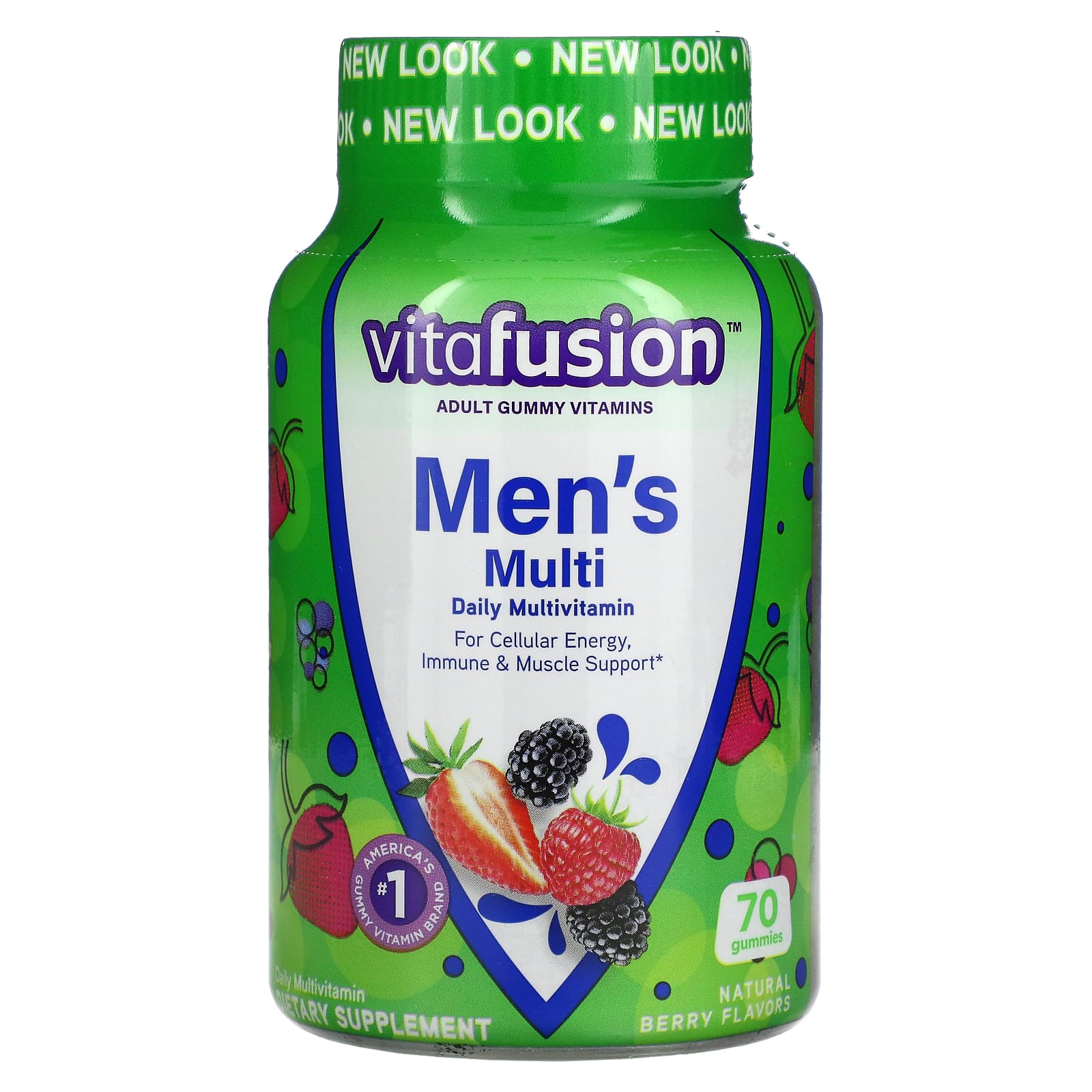 VitaFusion-Men's Multi-Daily Multivitamin-Natural Berry-70 Gummies