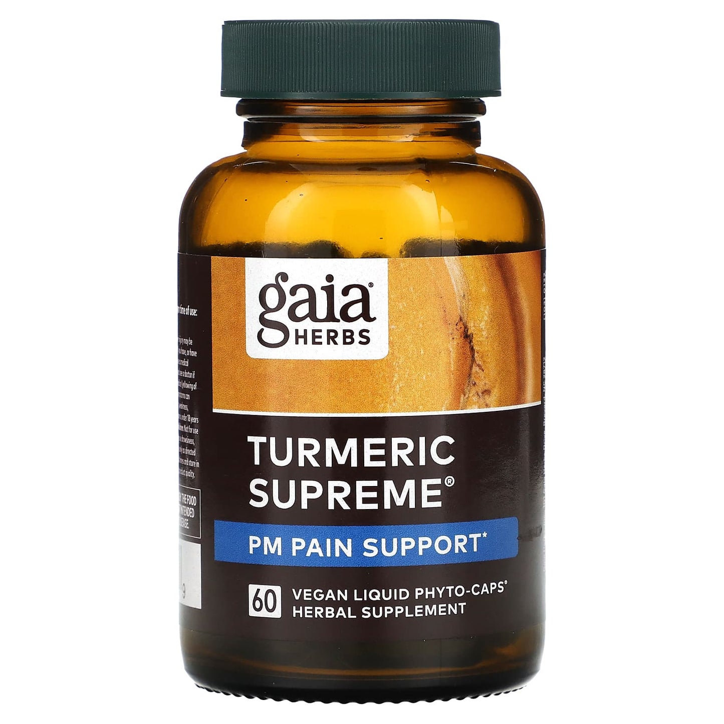 Gaia Herbs, Turmeric Supreme, PM Pain Support, 60 Vegan Liquid Phyto-Caps