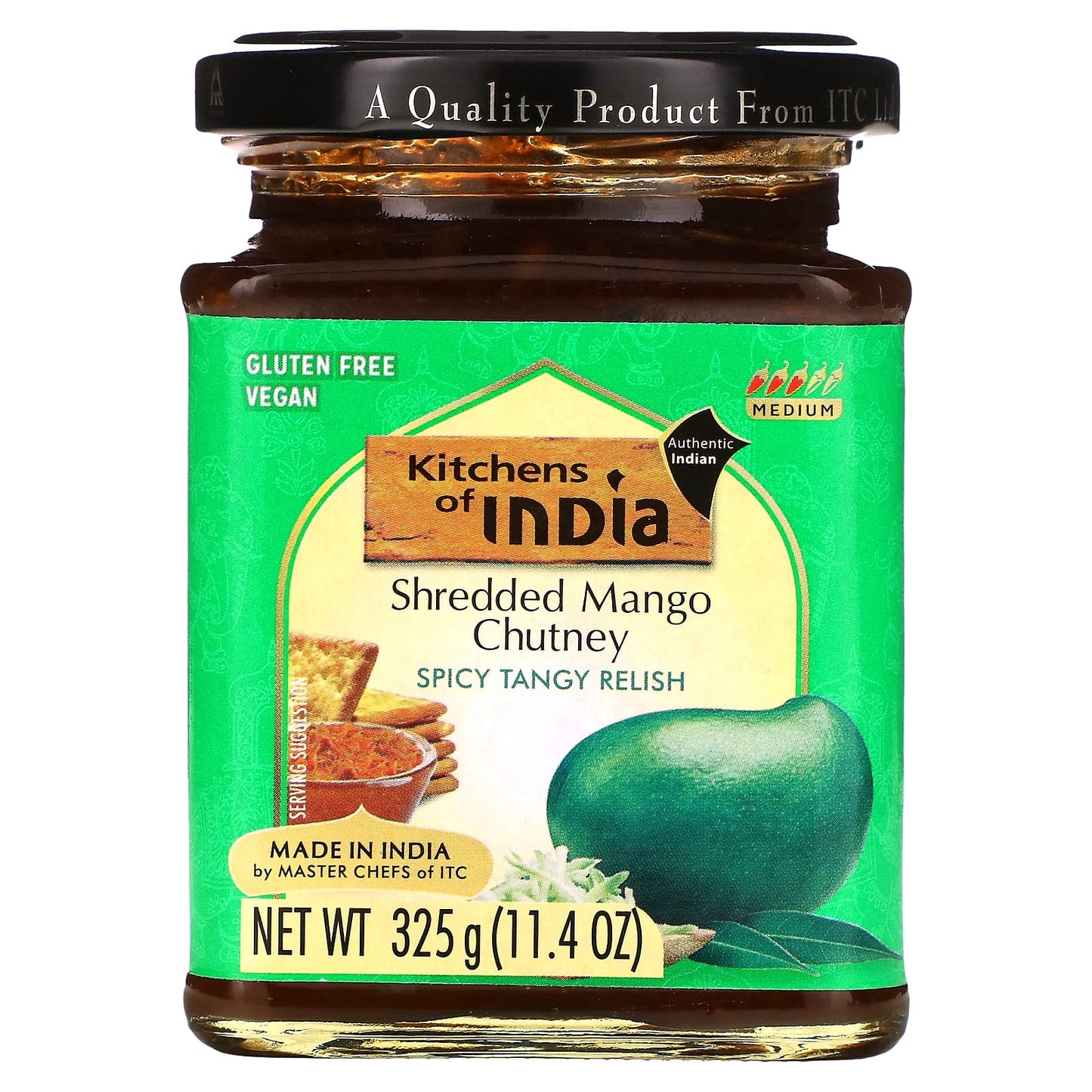 Kitchens of India-Shredded Mango Chutney-11.4 oz (325 g)