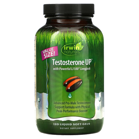 Irwin Naturals-Testosterone UP-120 Liquid Soft-Gels