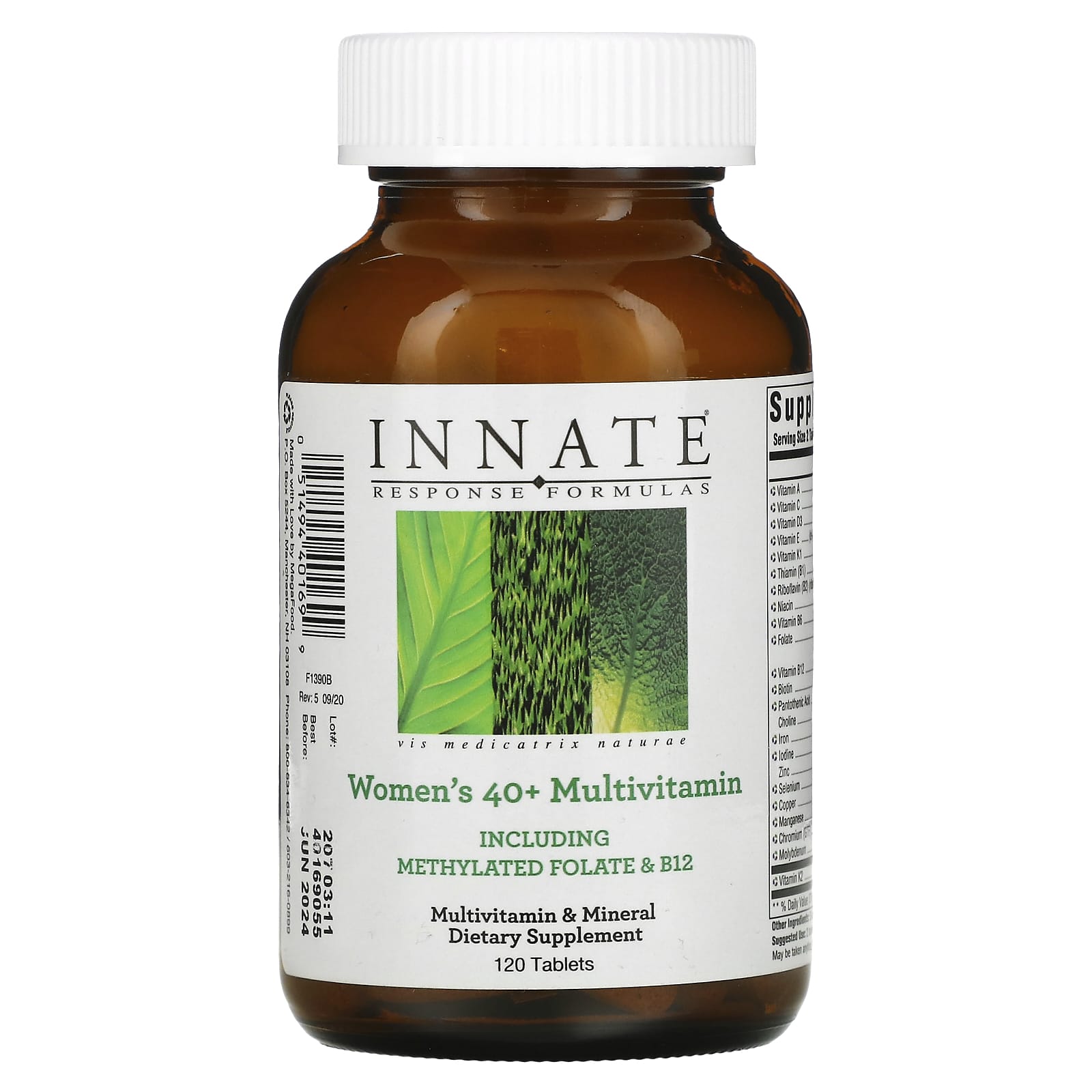 Innate Response Formulas-Women's 40+ Multivitamin-120 Tablets