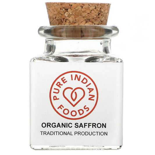 Pure Indian Foods-Organic Saffron-1 g