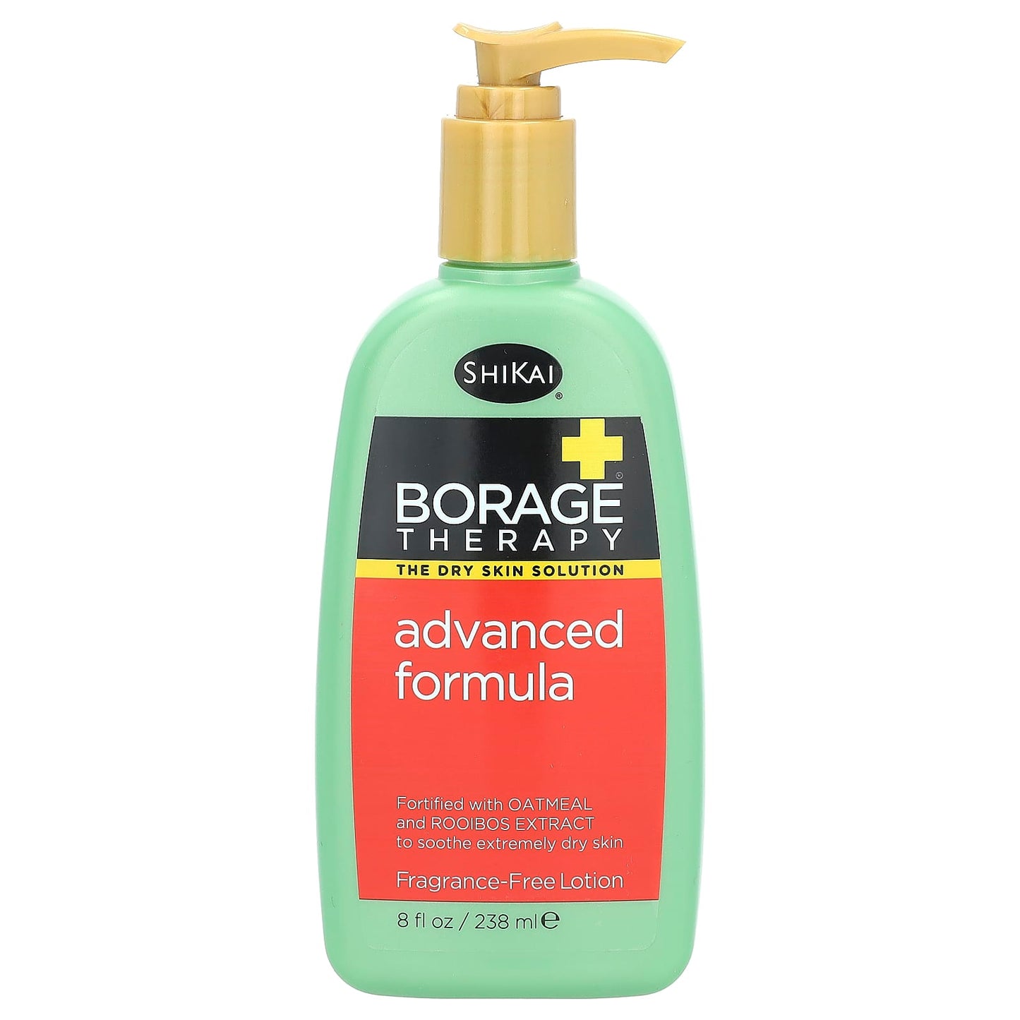 Shikai-Borage Therapy-Advanced Formula Lotion-Fragrance-Free-8 fl oz (238 ml)