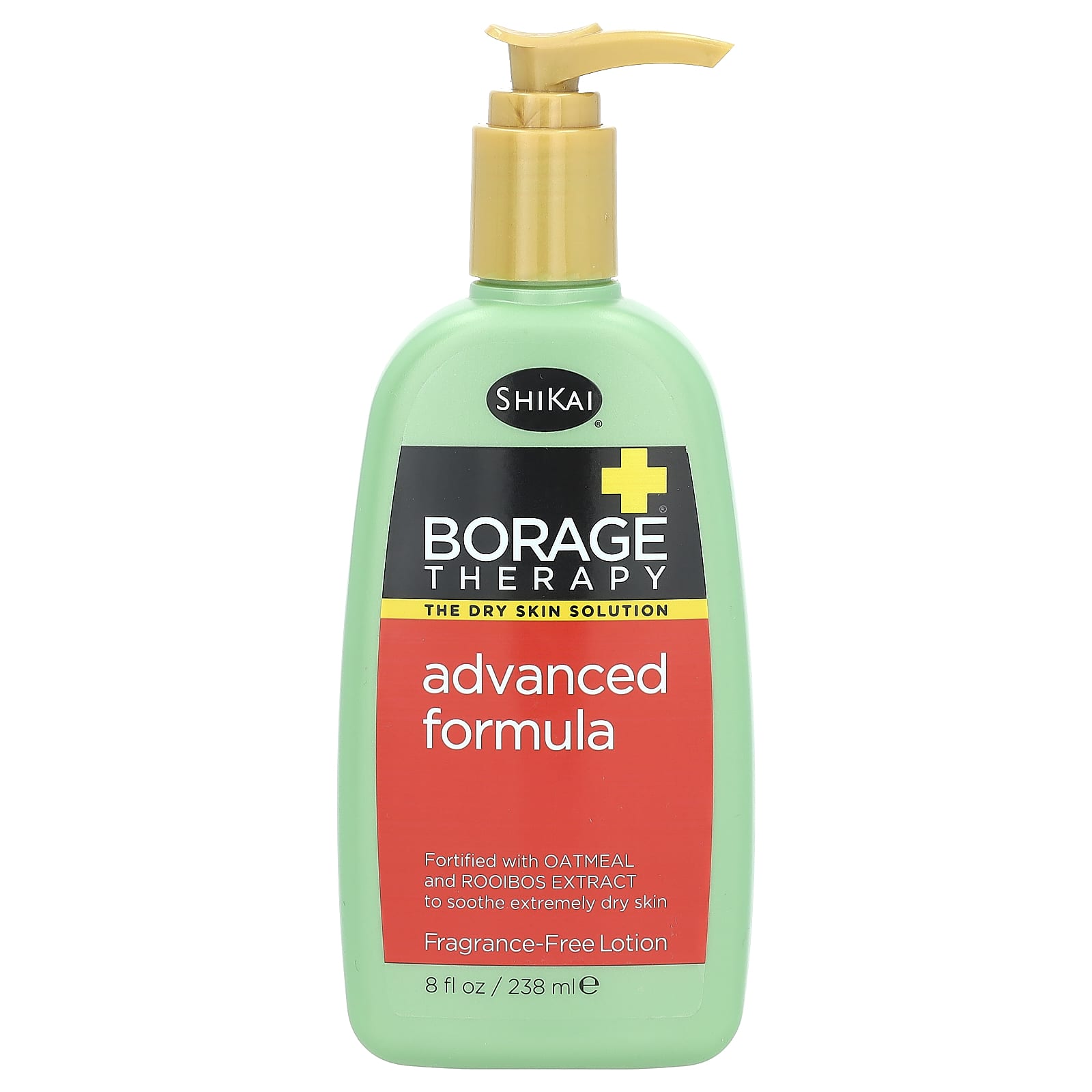 Shikai-Borage Therapy-Advanced Formula Lotion-Fragrance-Free-8 fl oz (238 ml)