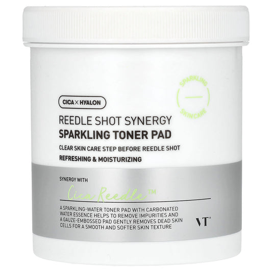 VT Cosmetics-Reedle Shot Synergy-Sparkling Toner Pad-80 Pads