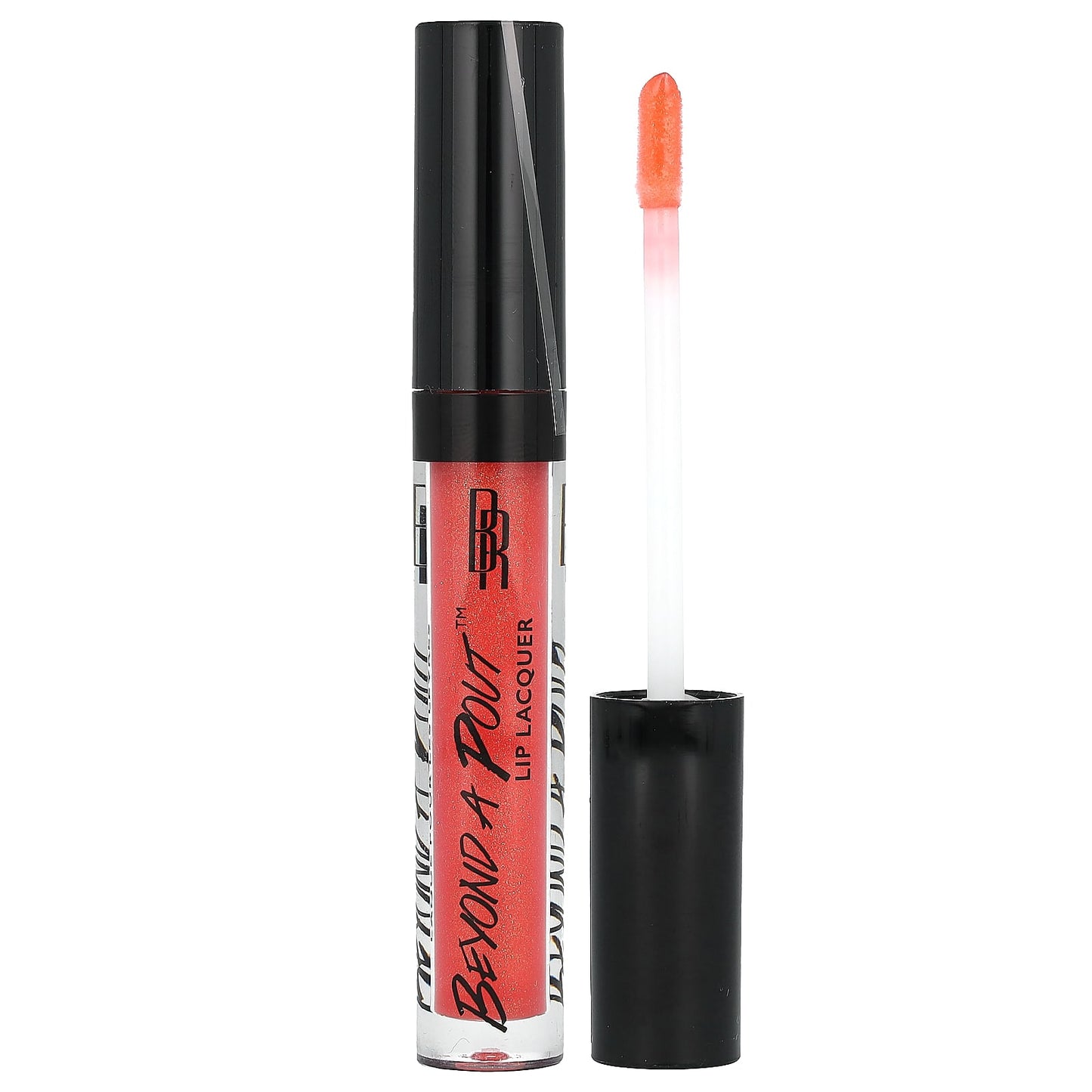 Black Radiance-Beyond A Pout-Lip Lacquer-Hot Sauce-0.12 fl oz (3.5 ml)