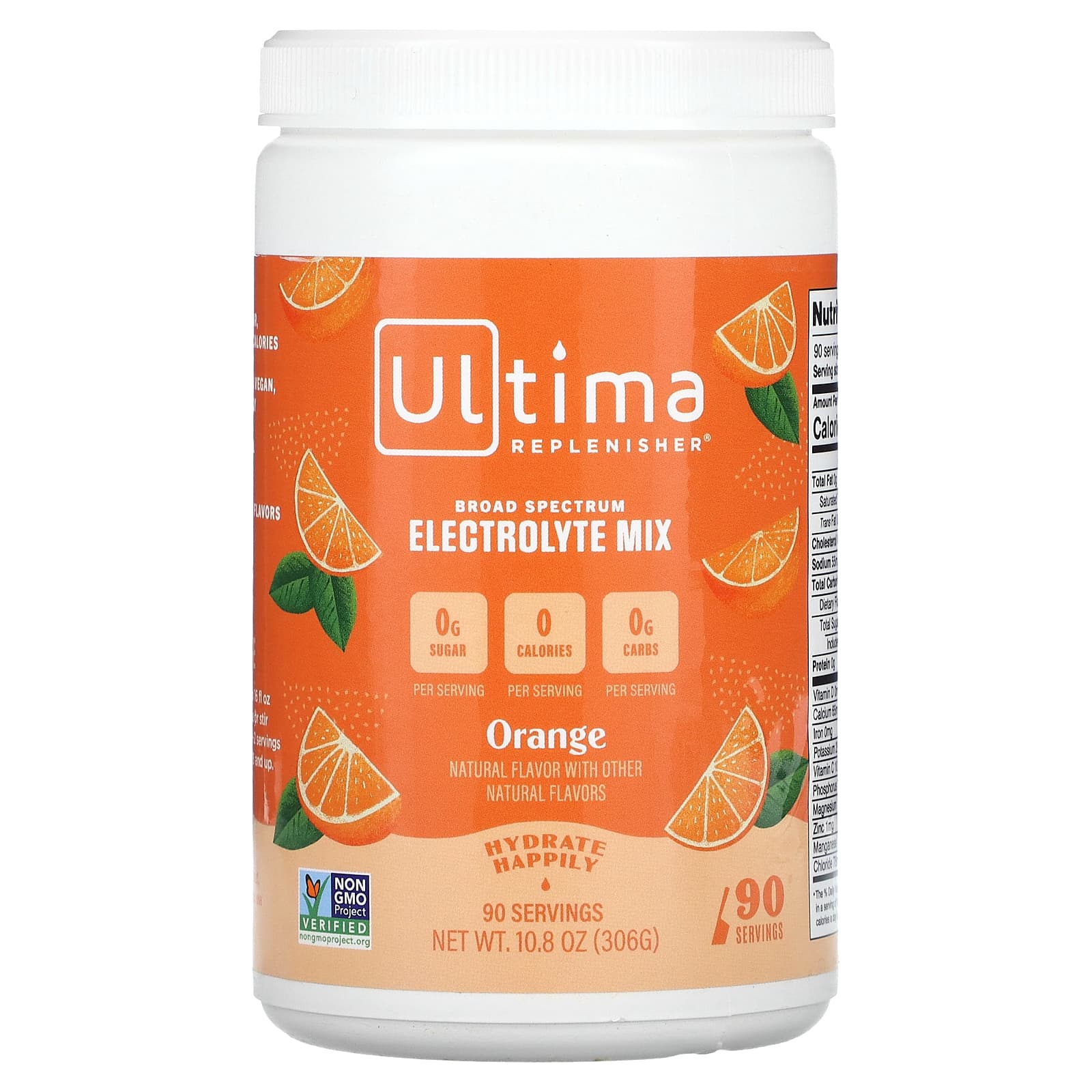 Ultima Replenisher-Electrolyte Drink Mix-Orange-10.8 oz (306 g)