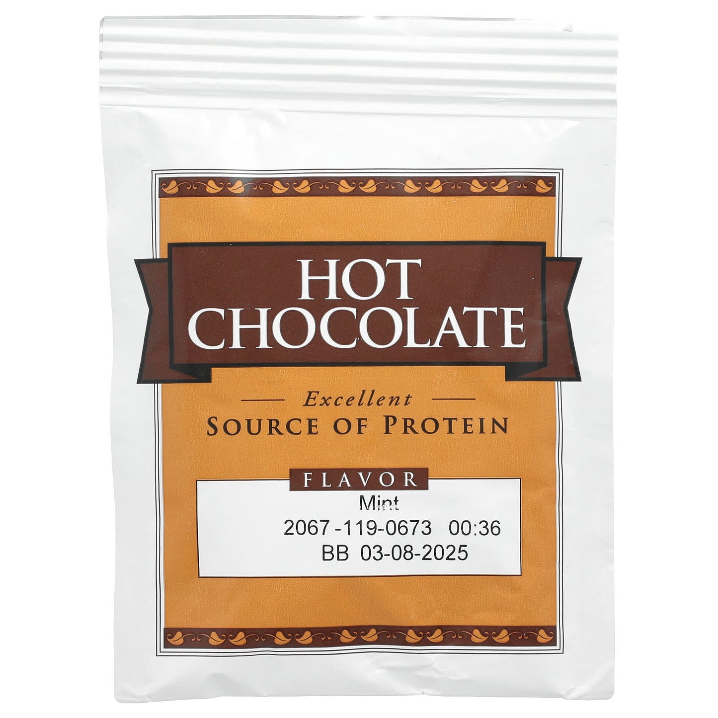 BariWise, Protein Hot Chocolate, Mint, 7 Packets, 0.83 oz (23.5 g) Each