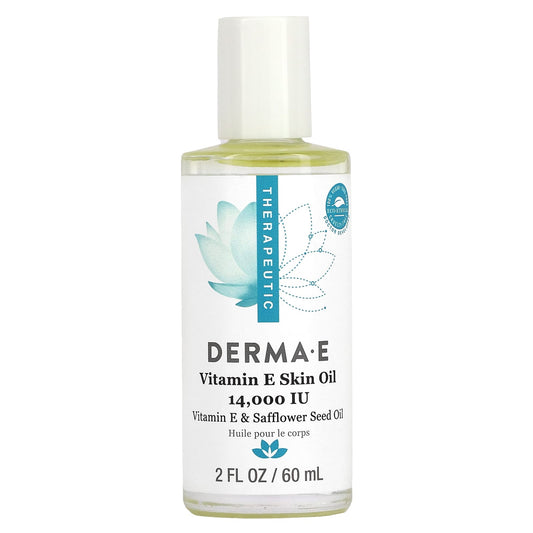 DERMA E-Vitamin E Skin Oil-Fragrance Free-2 fl oz (60 ml)