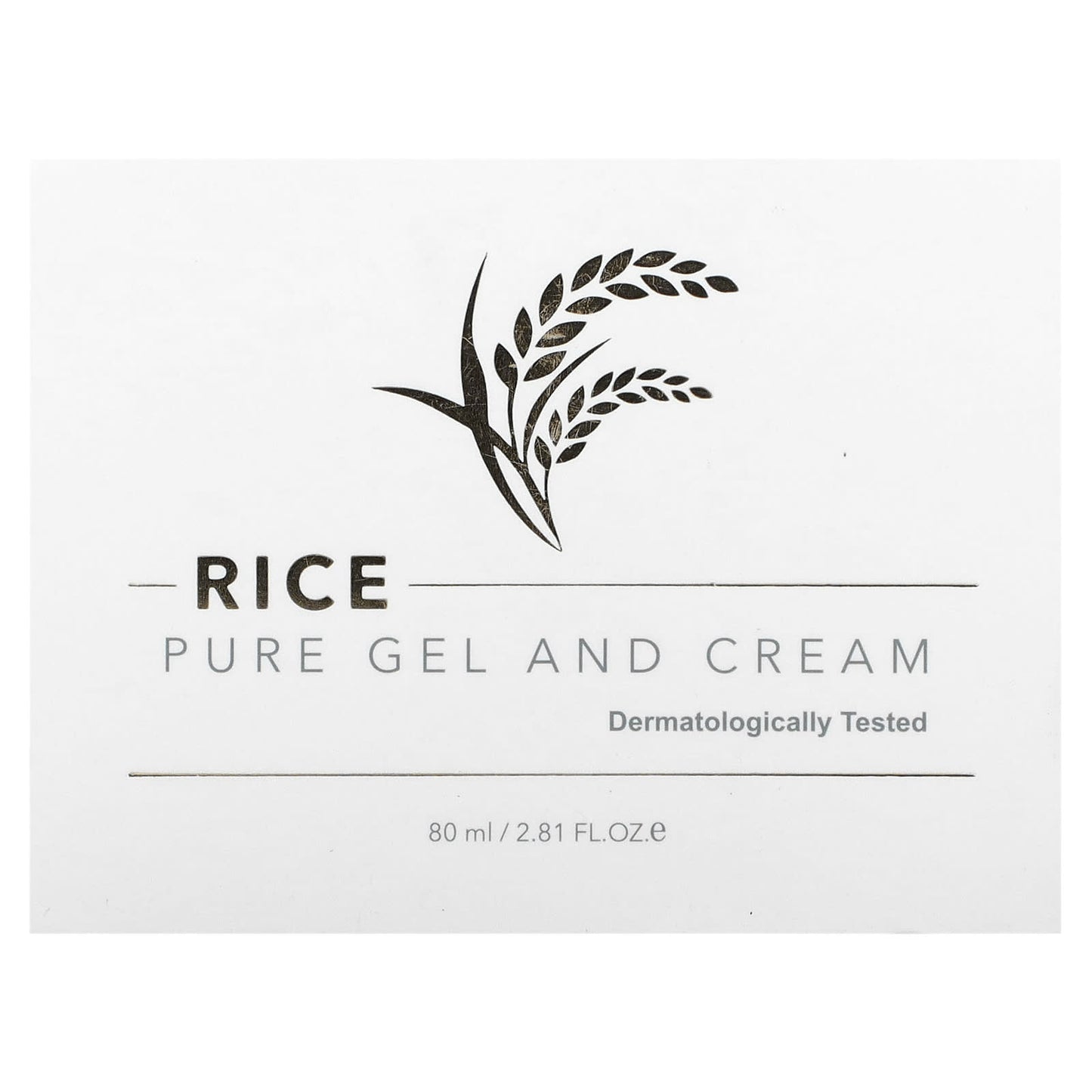 Thank You Farmer, Rice, Pure Gel And Cream, 2.81 fl oz (80 ml)