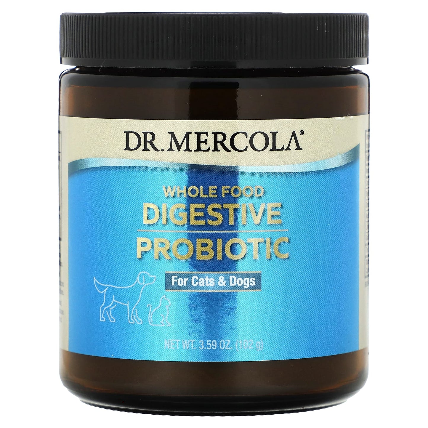 Dr. Mercola-Whole Food Digestive Probiotic-For Cats & Dogs-3.59 oz (102 g)