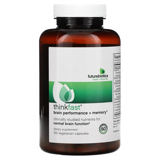 Futurebiotics-Thinkfast-Brain Performance + Memory-120 Vegetarian Capsules