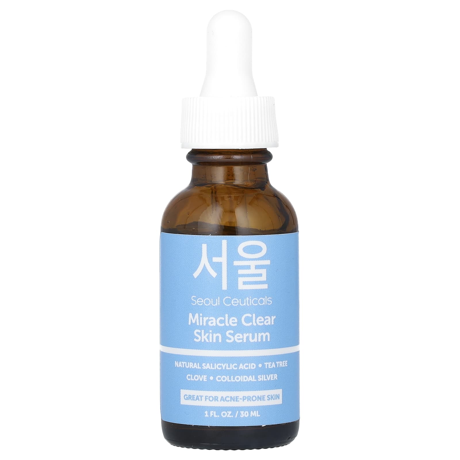 SeoulCeuticals-Miracle Clear Skin Serum-1 fl oz (30 ml)