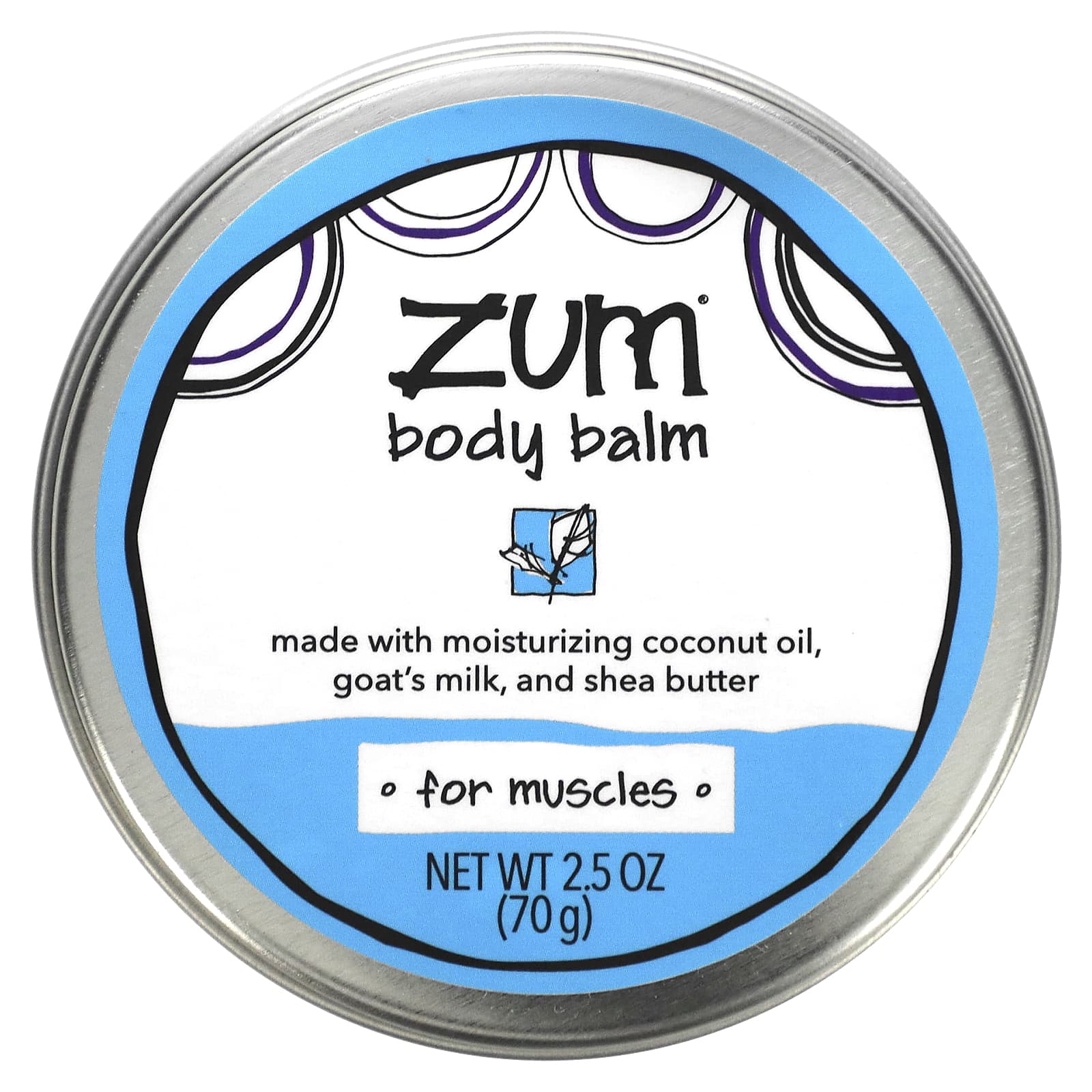 ZUM-Zum Body Balm for Muscles-2.5 oz (70 g)