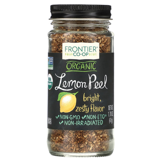 Frontier Co-op-Organic Lemon Peel-1.7 oz (47 g)